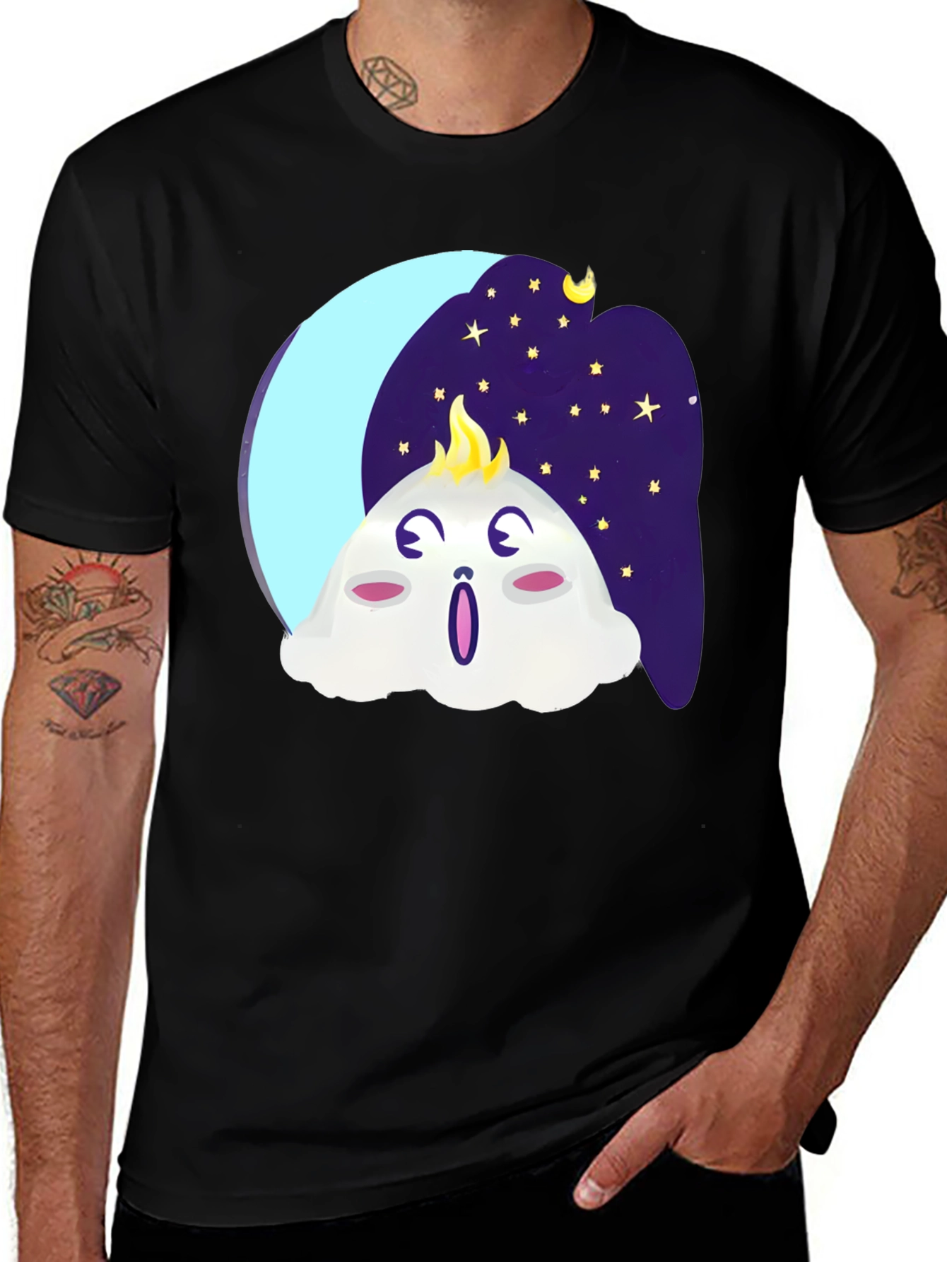Variant 26 of Cute Moon Dumpling Graphic Tee