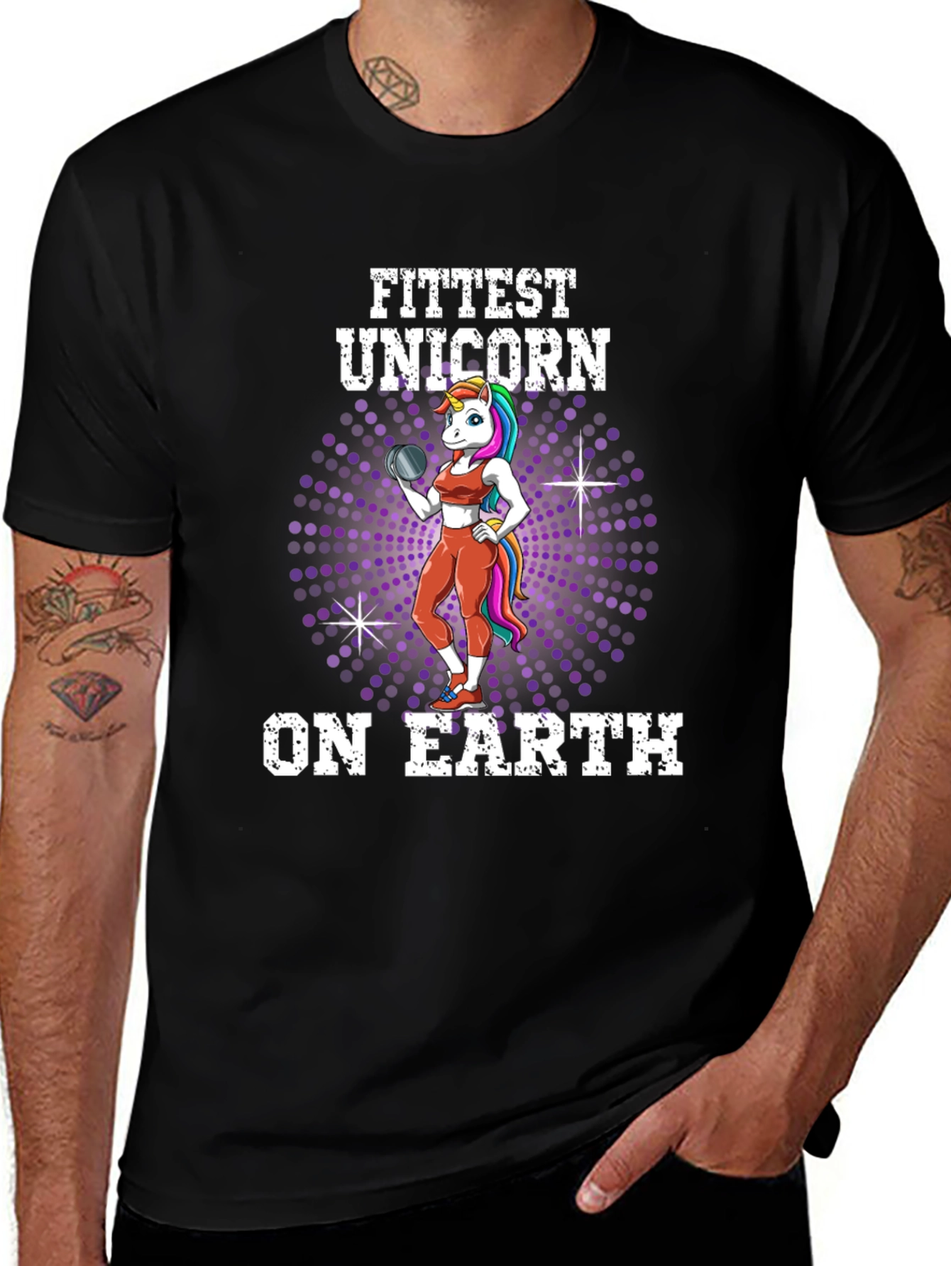 Variant 15 of Fittest Unicorn On Earth Graphic T-Shirt