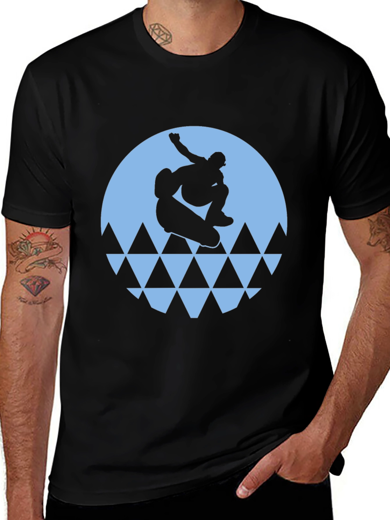 Variant 12 of Snowboarder Graphic T-Shirt