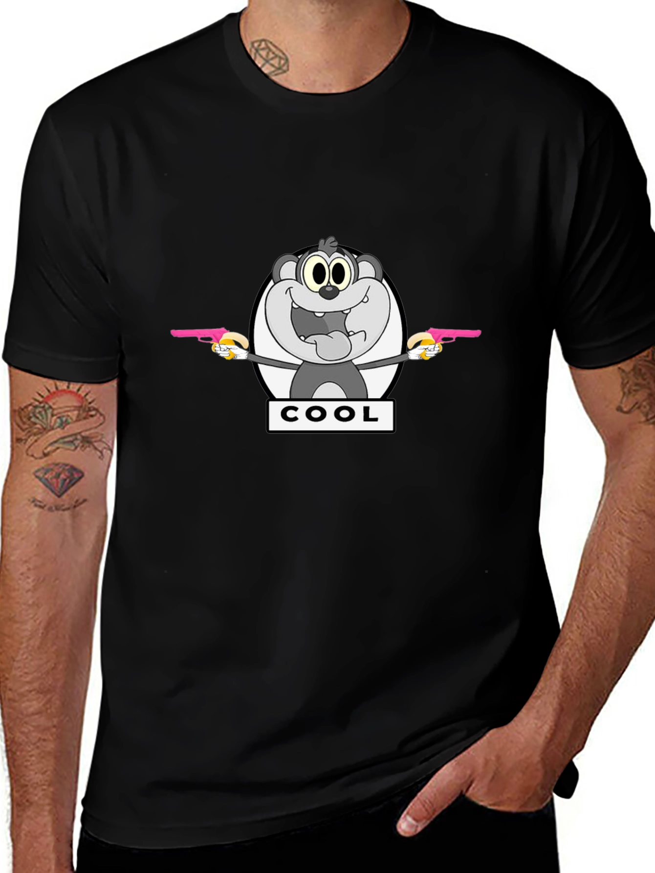 Cool Cartoon Character Graphic Tee