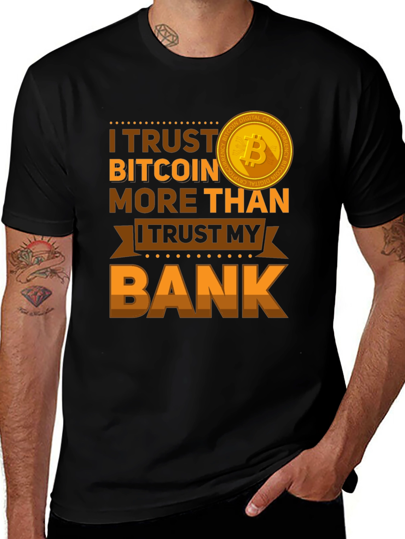 Variant 9 of Bitcoin Trust Graphic Tee