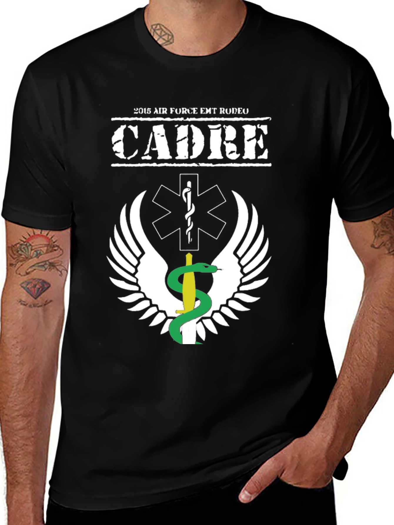 Variant 21 of Air Force EMT Rodeo Cadre Graphic T-Shirt