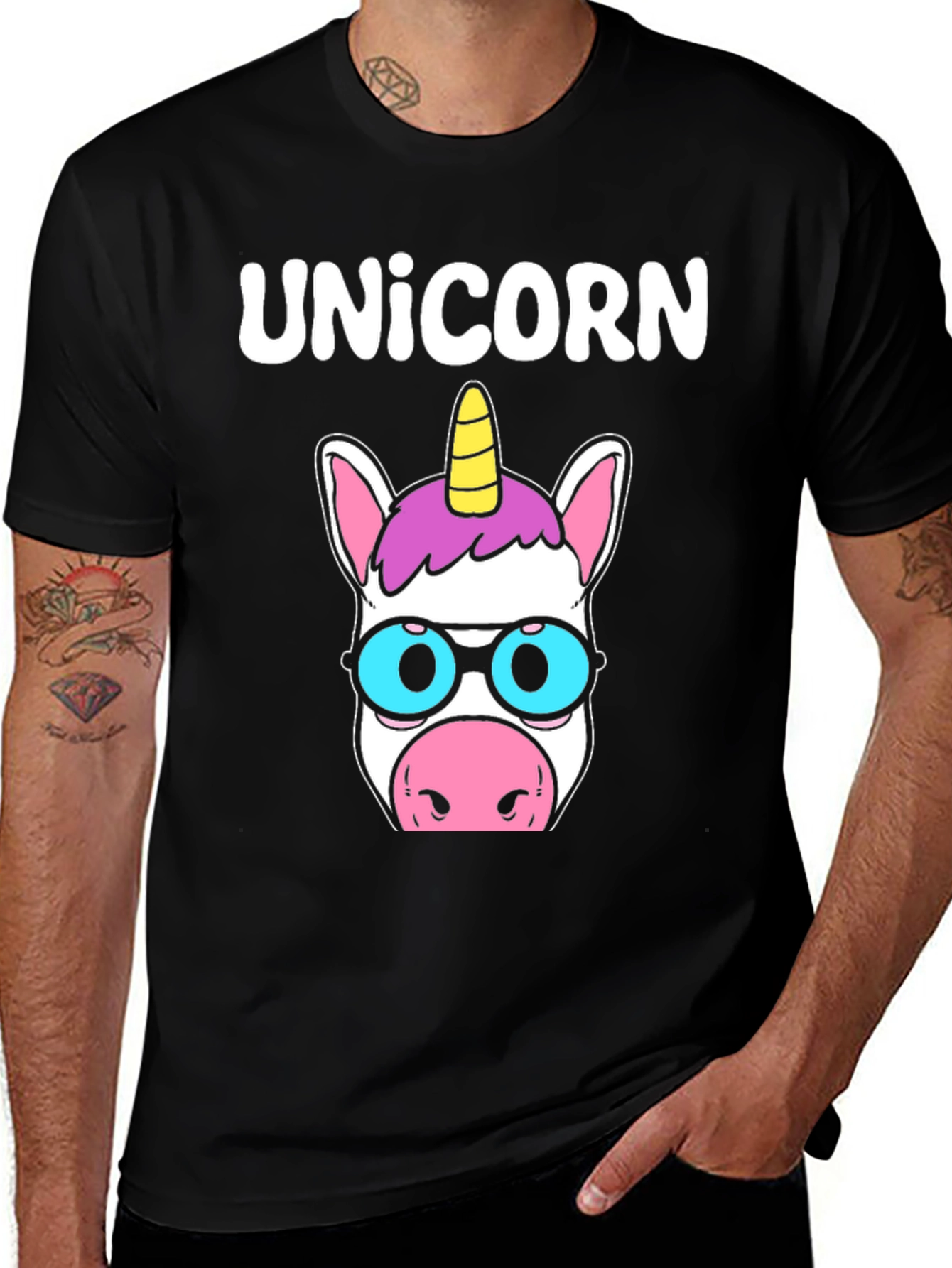 Variant 29 of Unicorn T-Shirt - Cute Cartoon Style
