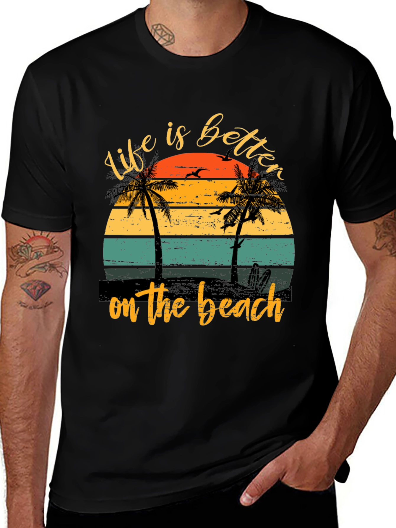 Variant 30 of Life Is Better on the Beach T-Shirt
