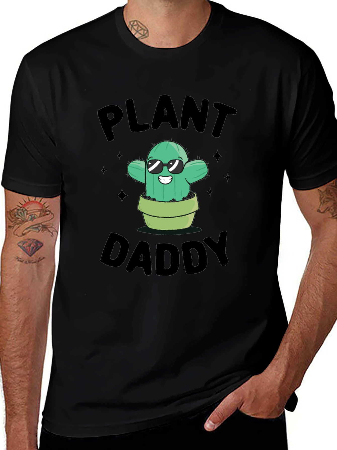 Plant Daddy Graphic T-Shirt - Cactus Tee