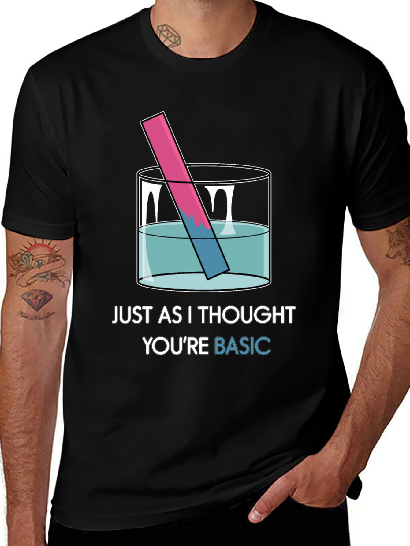 Variant 22 of Basic Chemistry T-Shirt - Humor, Science Tee