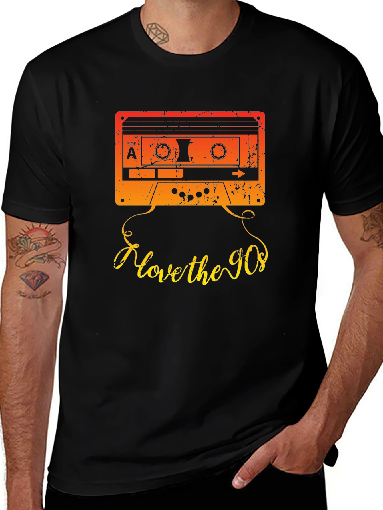 Variant 16 of I Love the 90s Cassette Tape Graphic T-Shirt