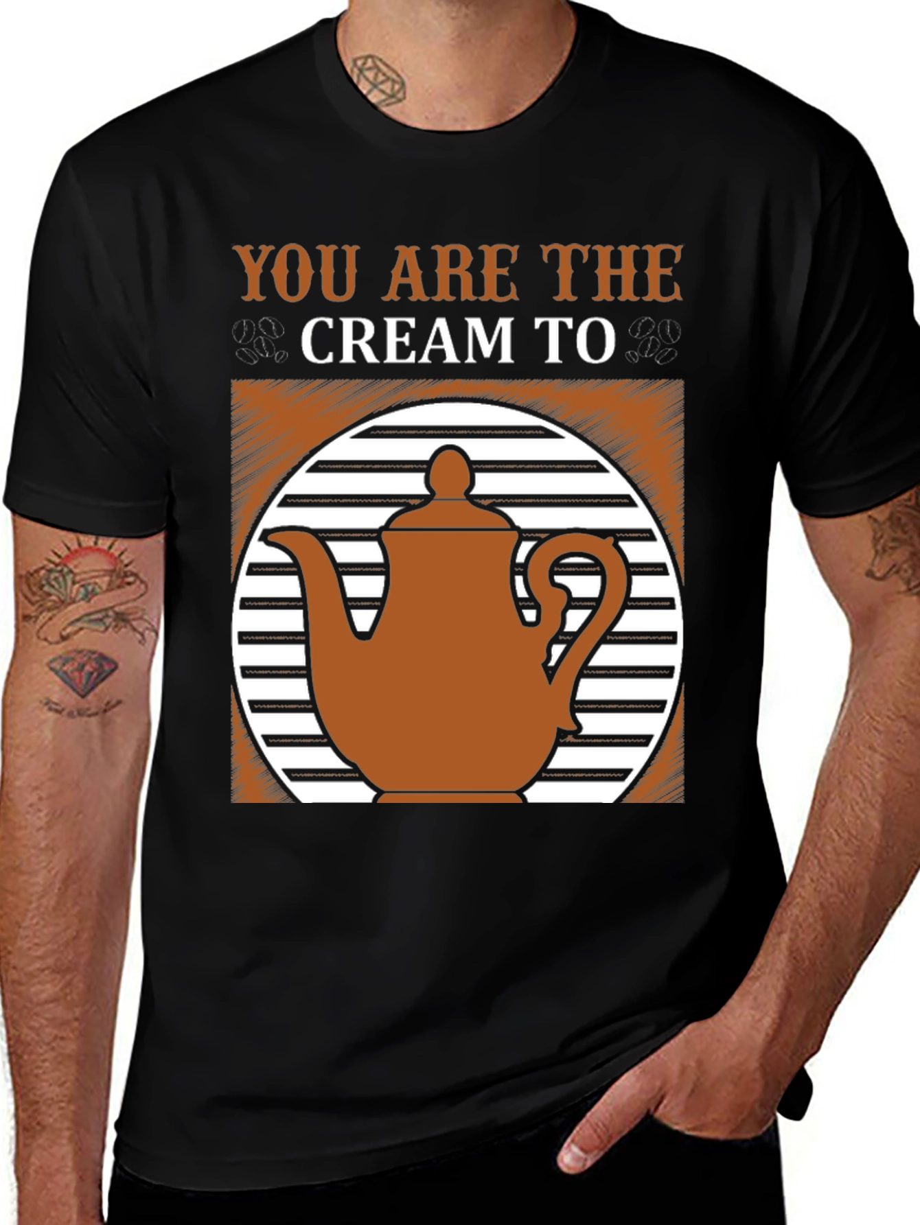 Variant 14 of You Are the Cream to My Coffee T-Shirt