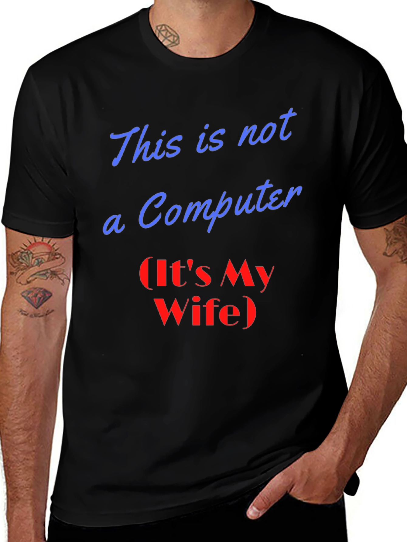 Variant 14 of This is Not a Computer, It's My Wife T-Shirt