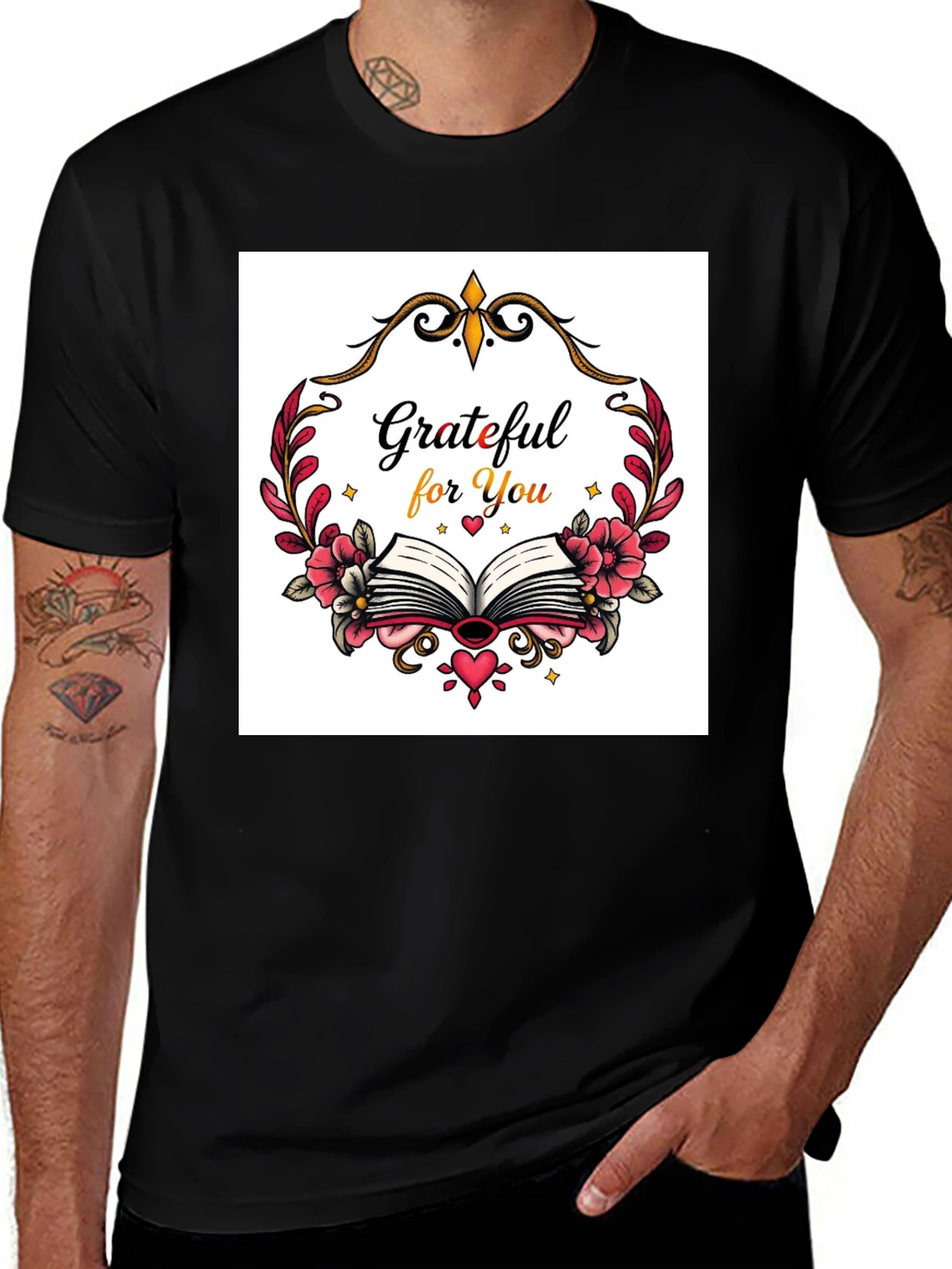Variant 18 of Grateful For You Graphic T-Shirt