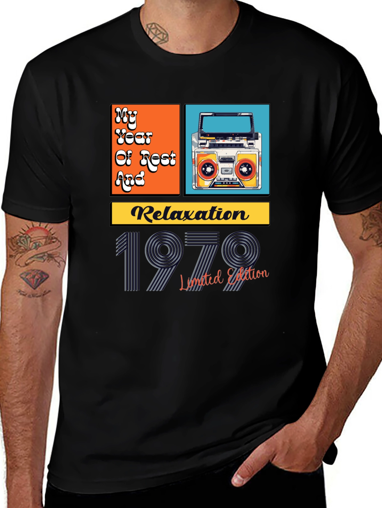 Variant 12 of Retro 1970 T-Shirt - My Year of Rest and Relaxation