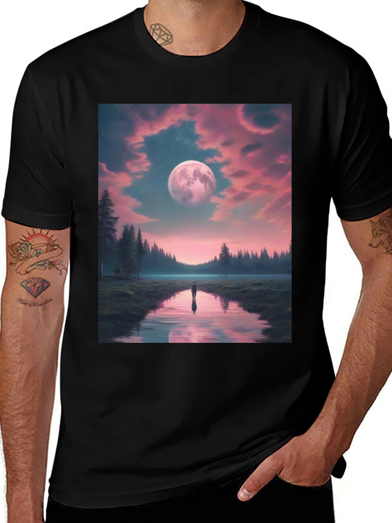 Variant 5 of Moonlit Serenity T-Shirt