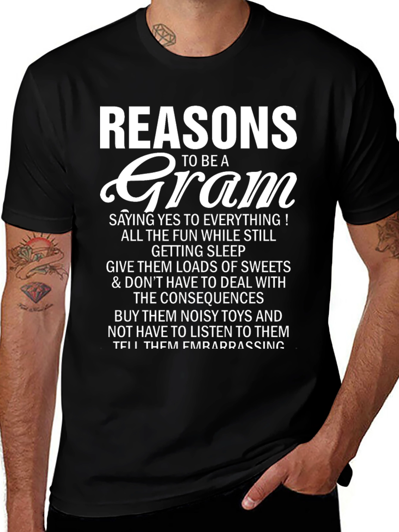 Reasons to Be a Gram T-Shirt
