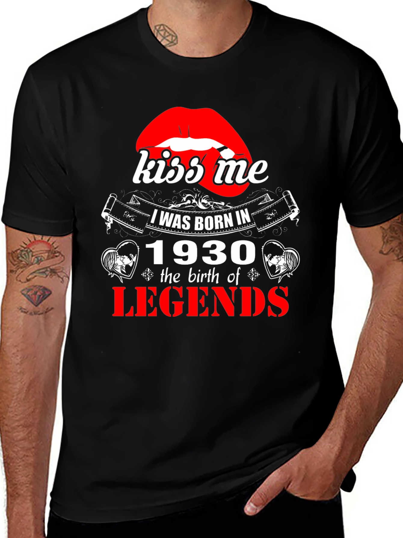 Variant 26 of Kiss Me, I Was Born In 1930 T-Shirt