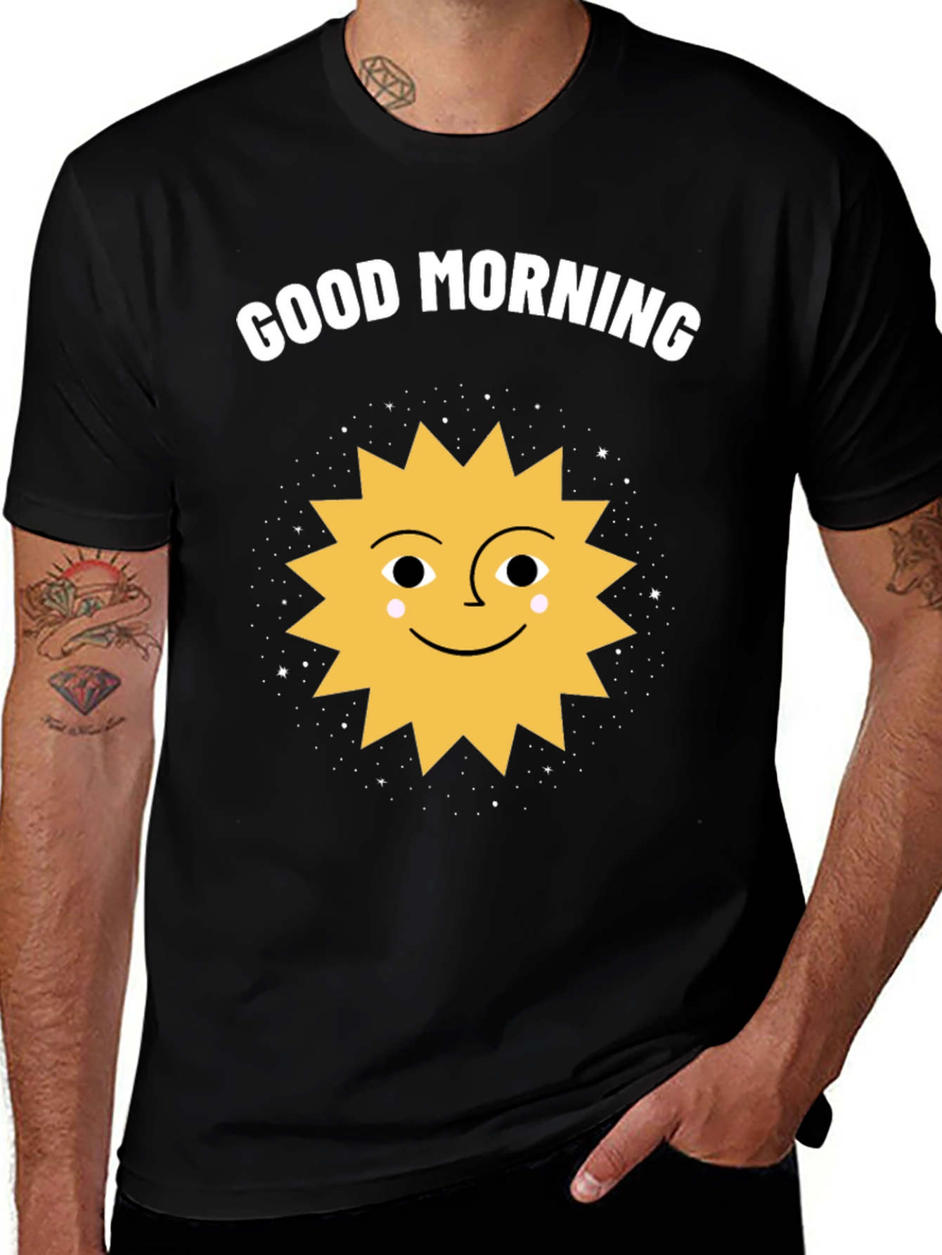 Variant 23 of Good Morning Sun Graphic T-Shirt - Soft & Stylish