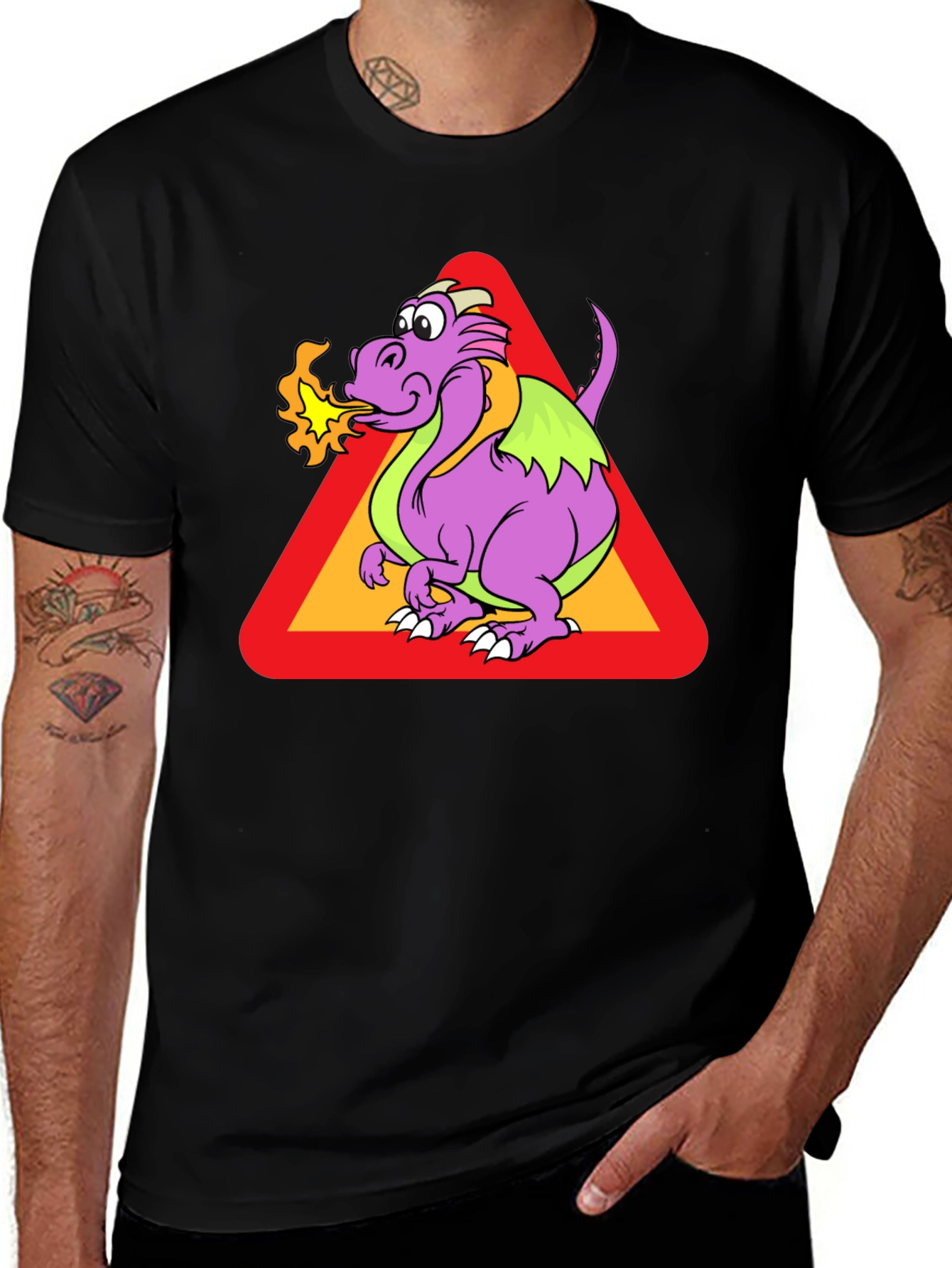 Variant 19 of Dragon Fire Hazard T-Shirt