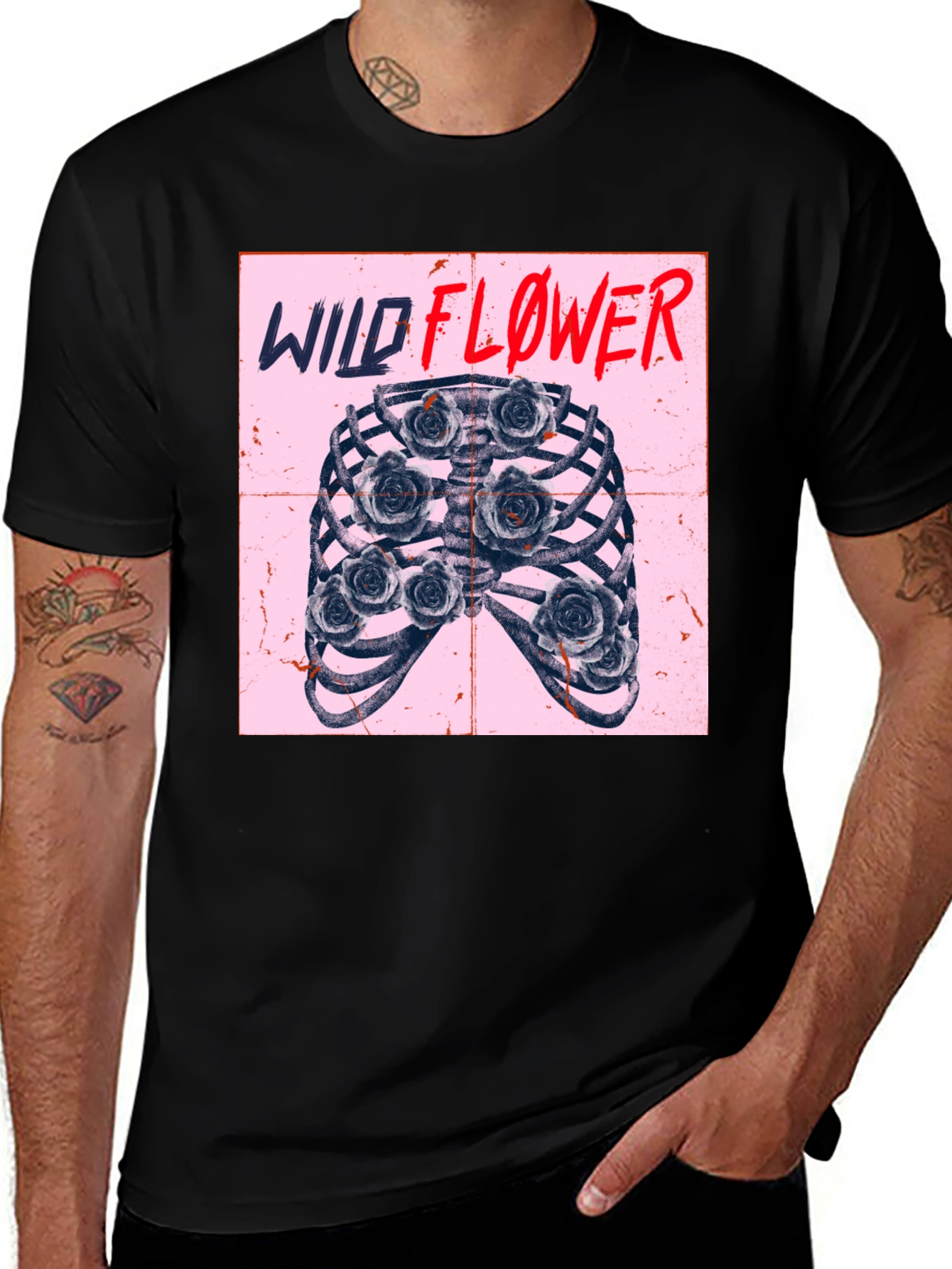 Variant 23 of Wildflower Rib Cage T-Shirt