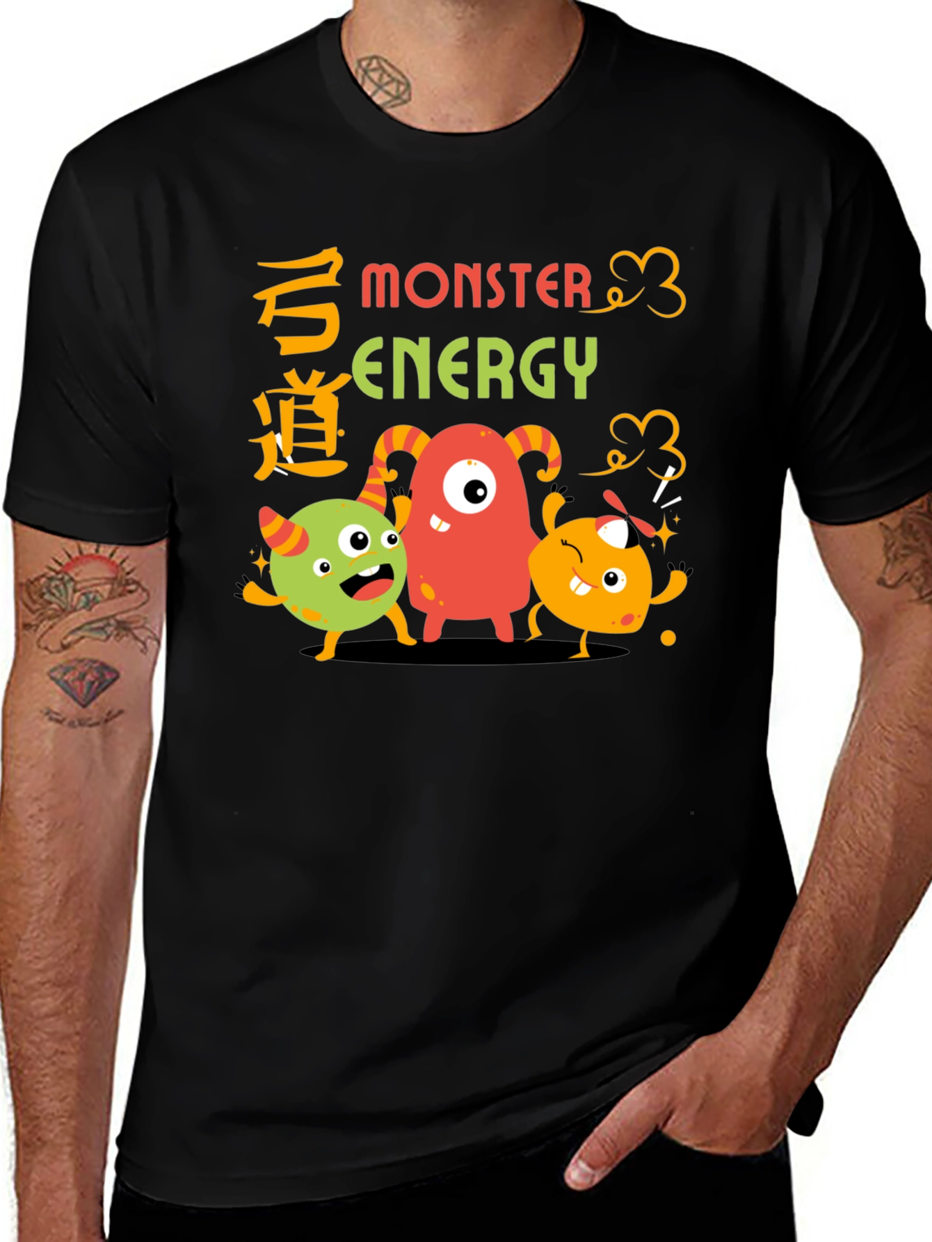 Monster Energy Graphic Tee - Fun & Unique Design