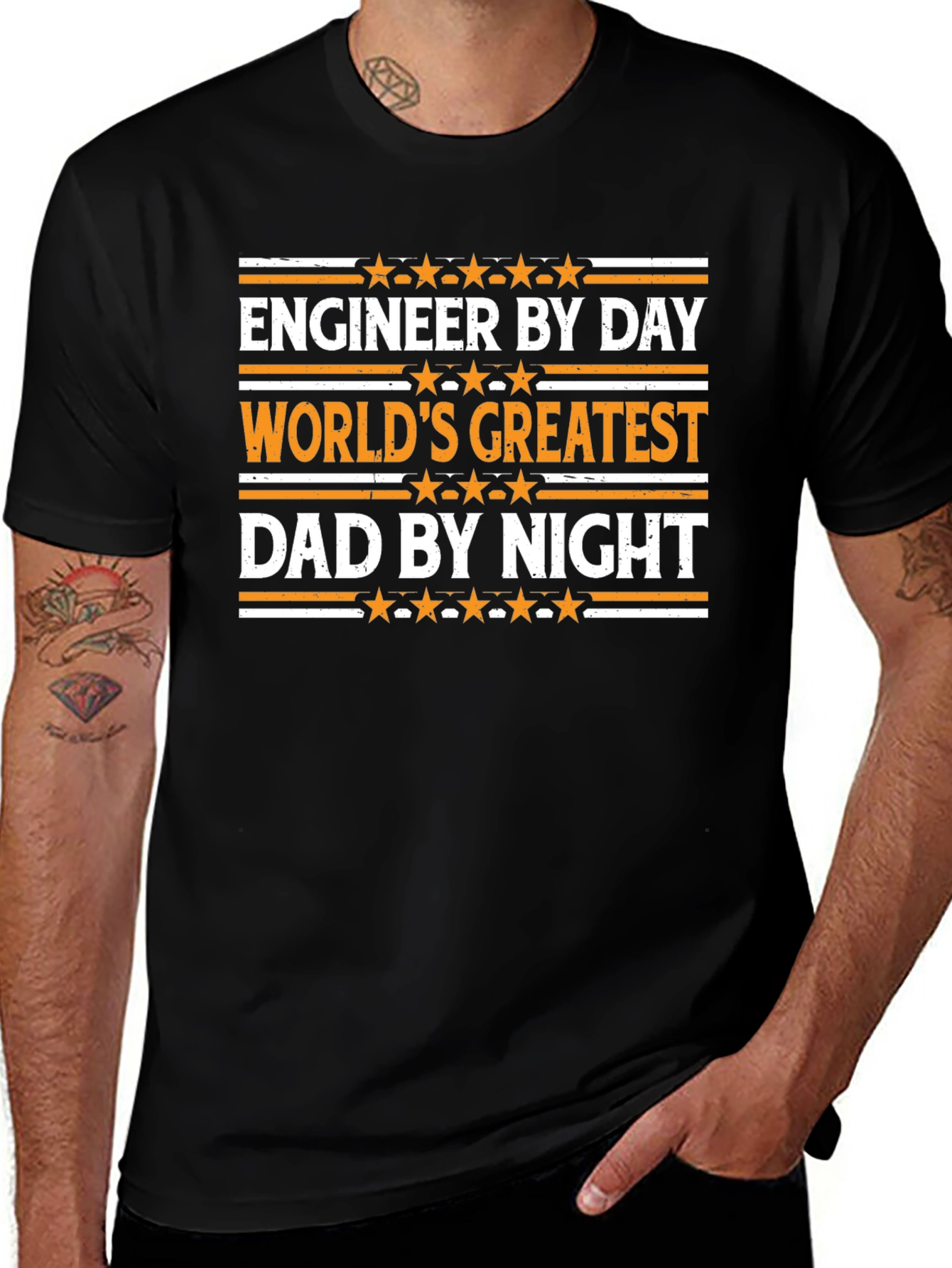 Variant 27 of Engineer Dad T-Shirt - Worlds Greatest Father Gift