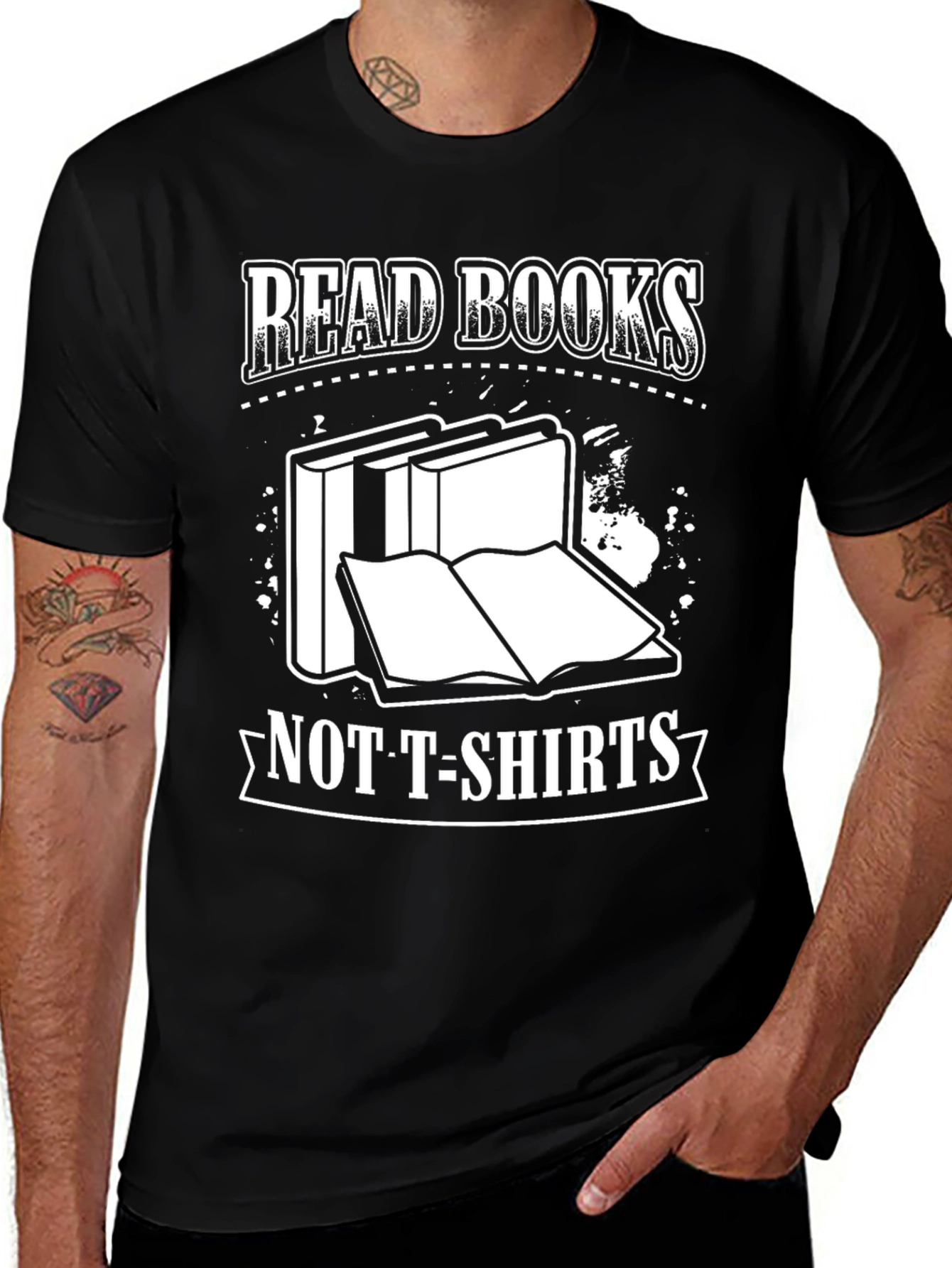 Variant 18 of Read Books Not T-Shirts Graphic Tee