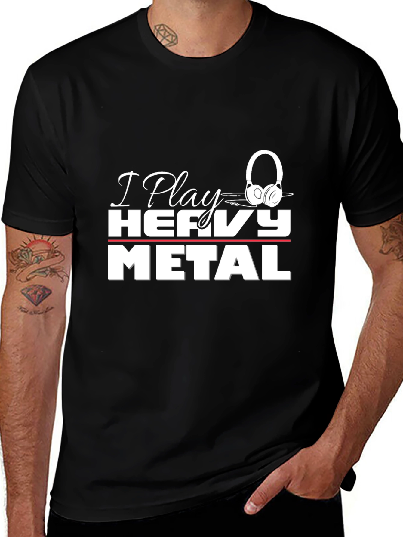 Variant 24 of I Play Heavy Metal T-Shirt