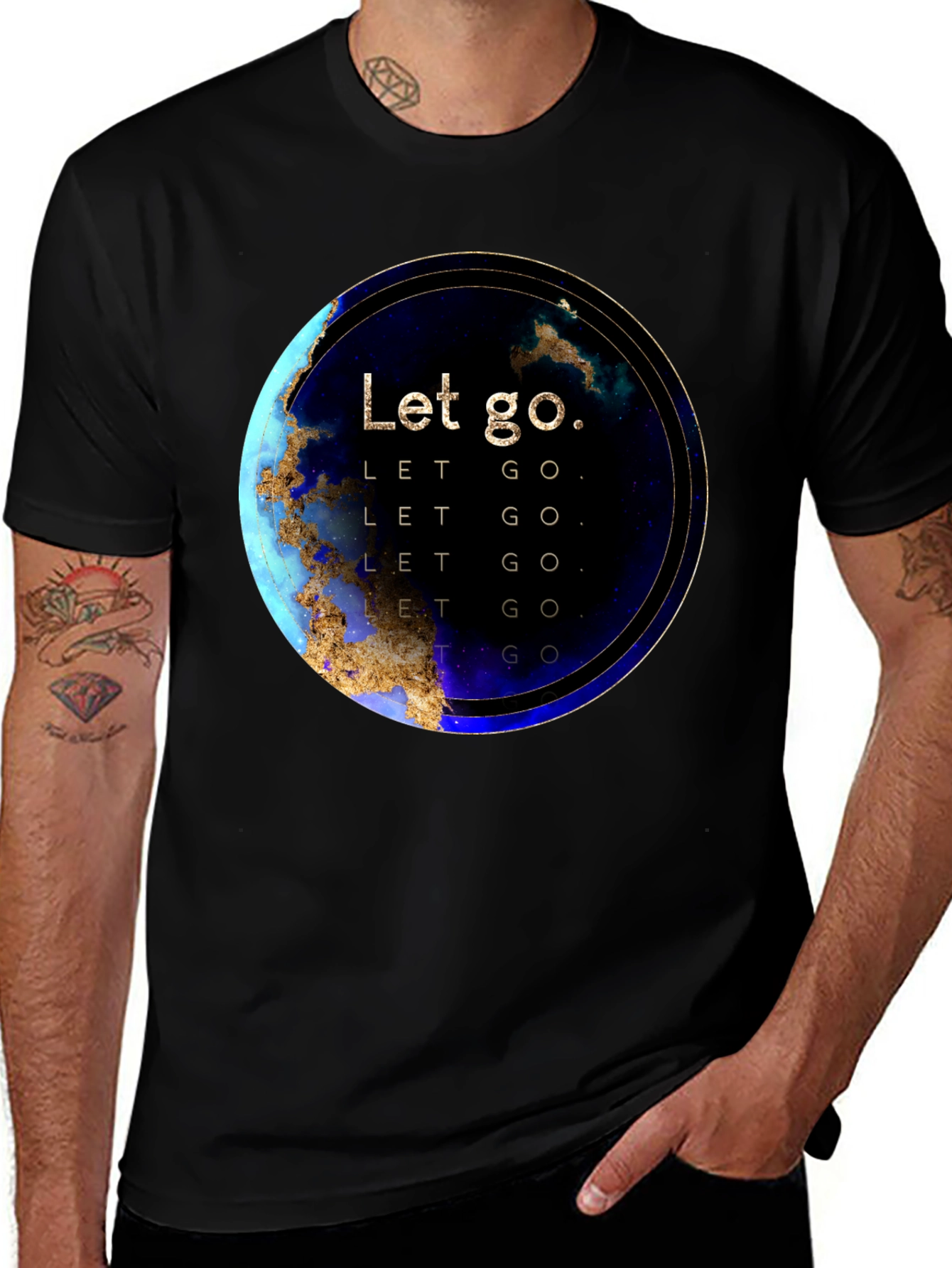 Let Go Graphic Print T-Shirt - Stylish & Comfortable