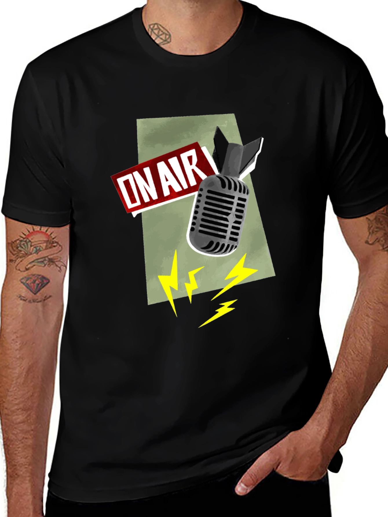 Variant 18 of On Air Bomb T-Shirt - Retro Style