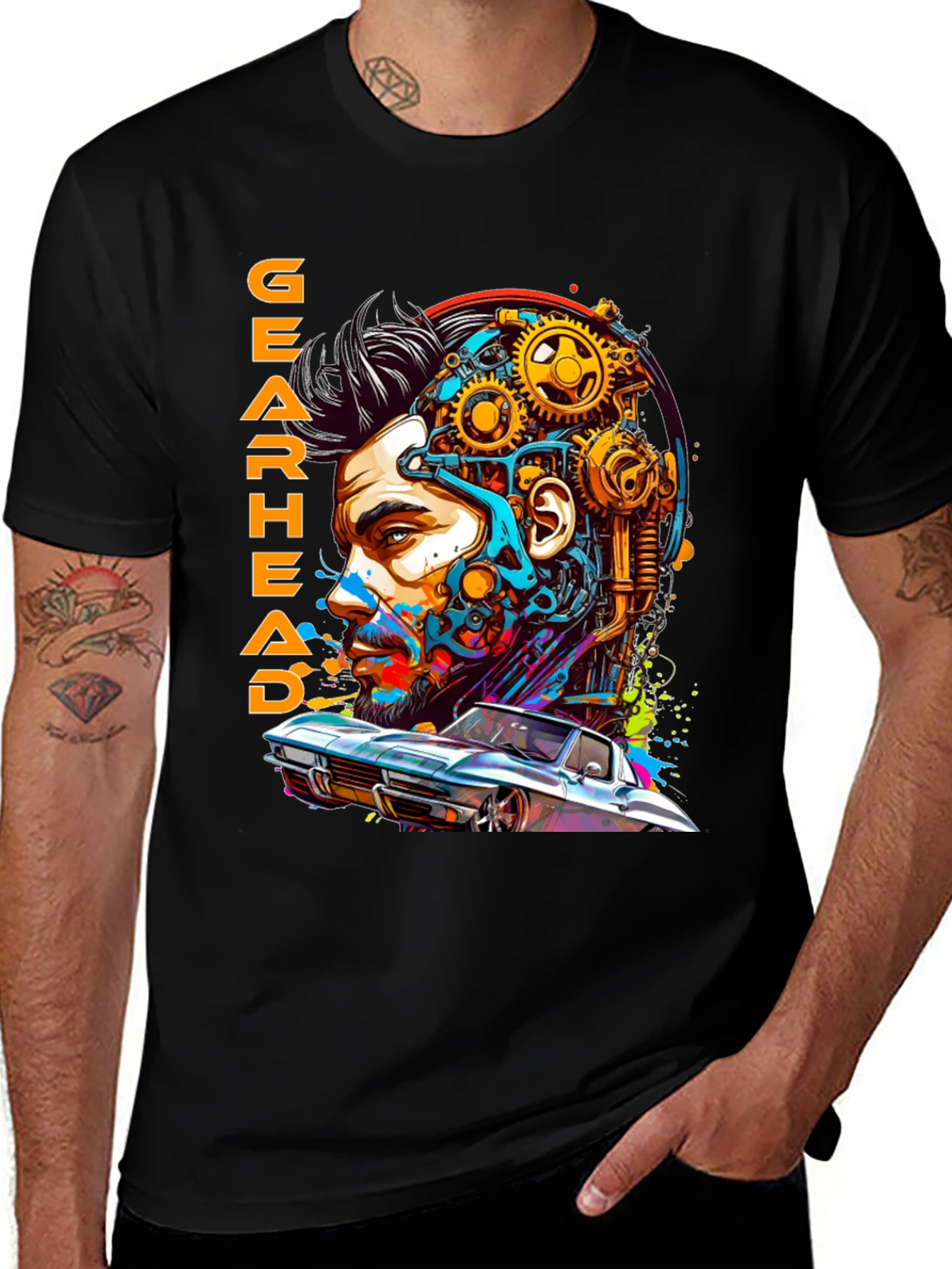 Variant 7 of Gearhead T-Shirt - Automotive Enthusiast Apparel