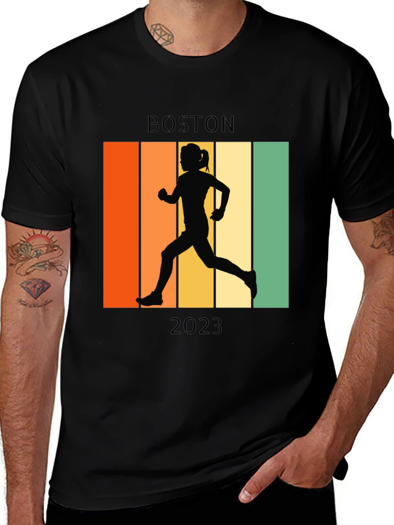 Variant 20 of Boston 2023 Running T-Shirt