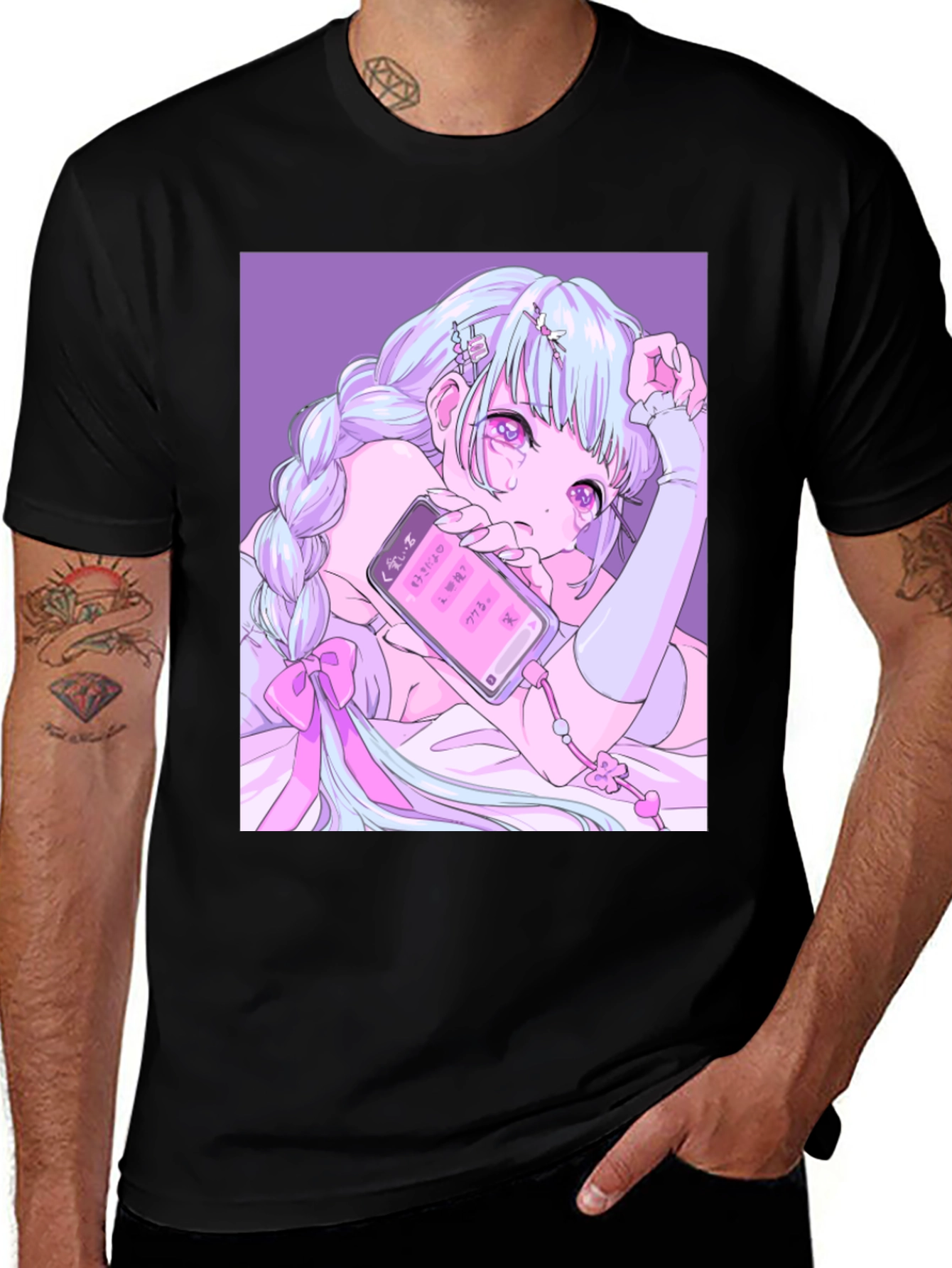 Variant 18 of Anime Girl Graphic T-Shirt