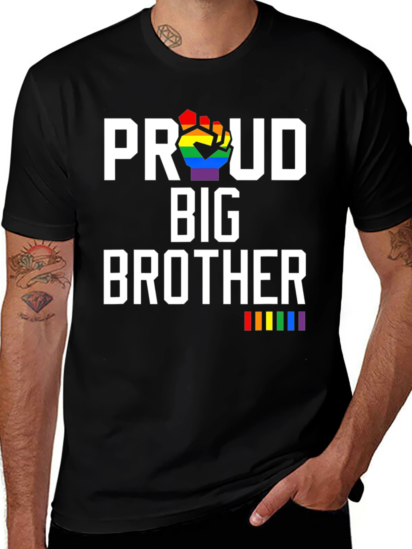 Variant 23 of Proud Big Brother LGBTQ+ Pride T-Shirt