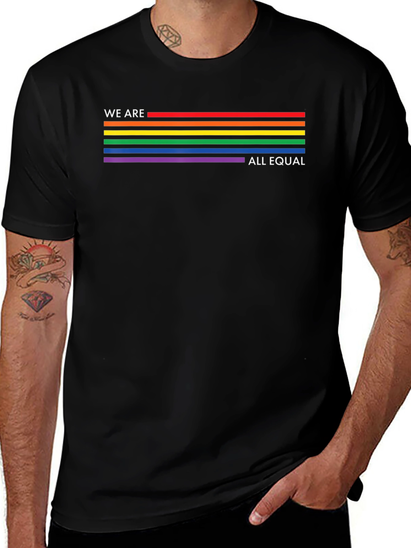 Variant 28 of Equality Pride T-Shirt - LGBTQ+ Rainbow Tee