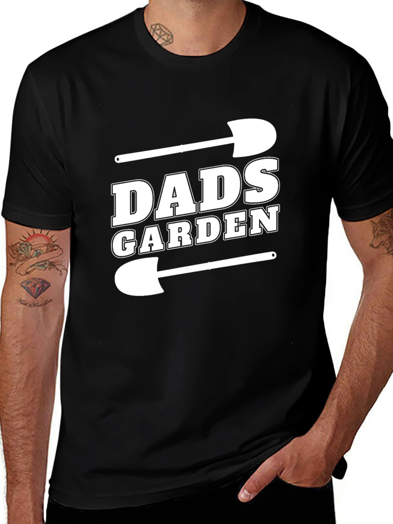 Variant 10 of Dad's Garden Black T-Shirt