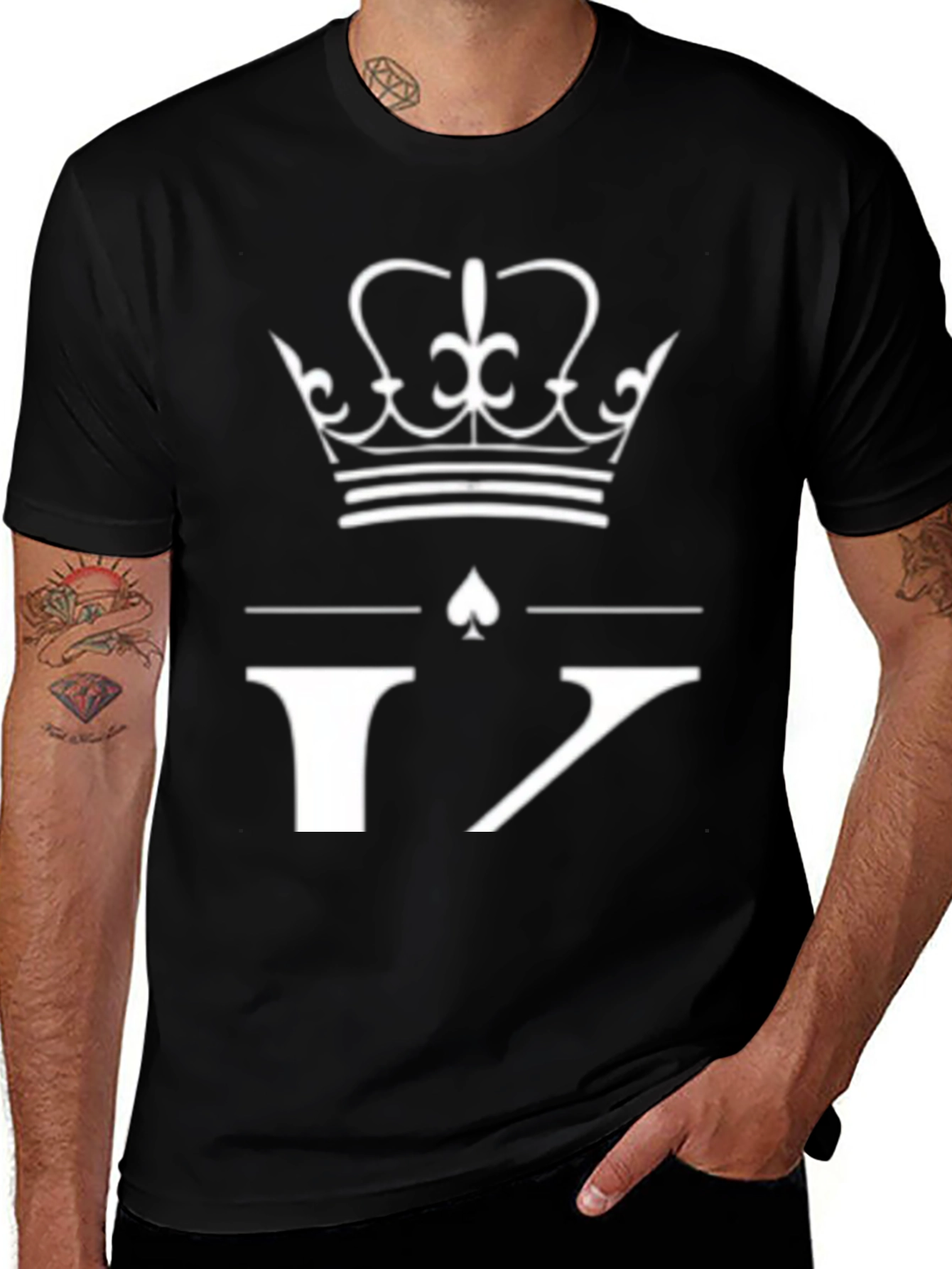 King 17 T-Shirt - Black Graphic Tee