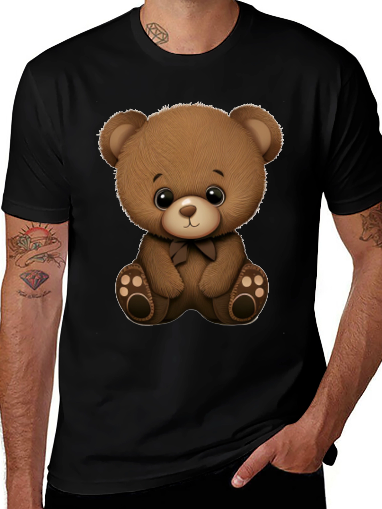 Variant 18 of Cute Teddy Bear Graphic T-Shirt