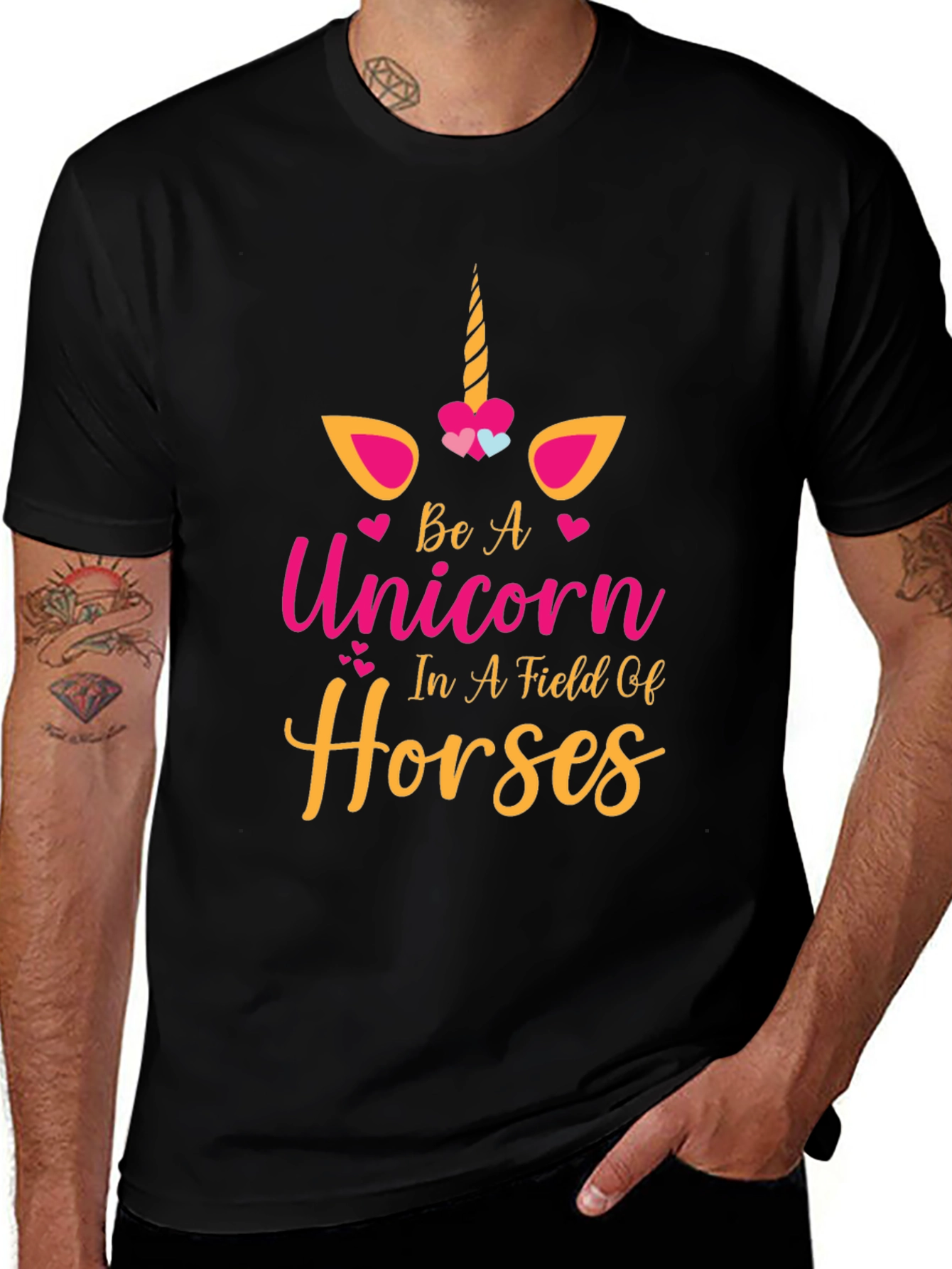 Variant 22 of Be A Unicorn T-Shirt - Soft Cotton Tee