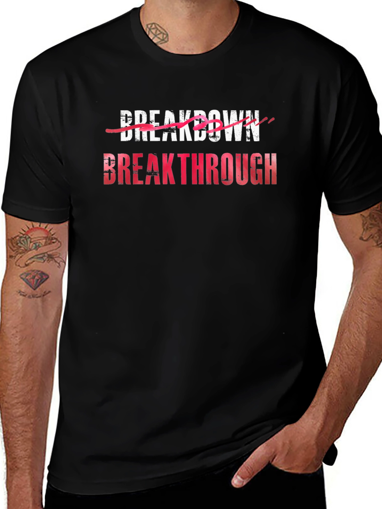 Variant 24 of Breakthrough T-Shirt - Motivational Tee