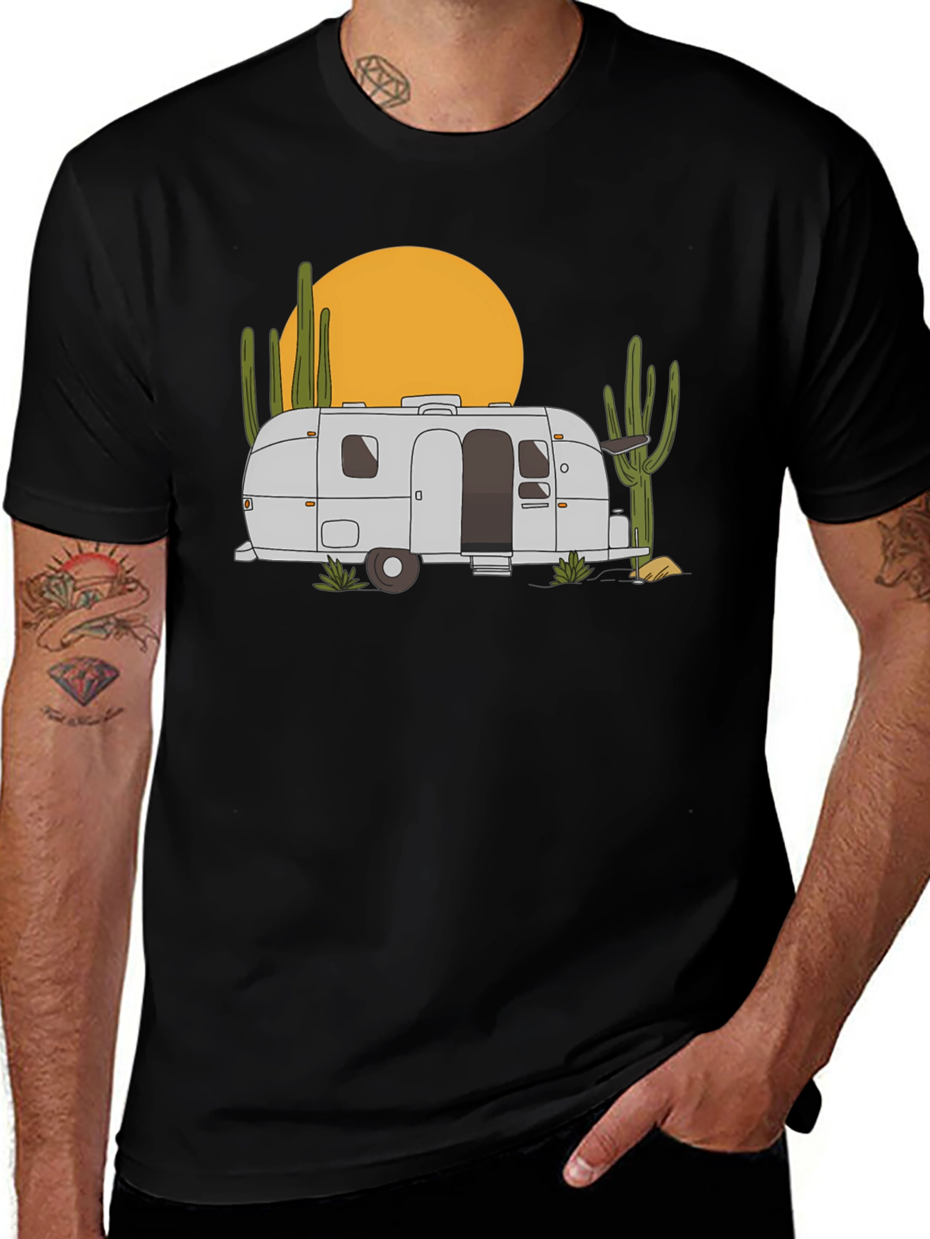 Retro Camper Desert Graphic Tee