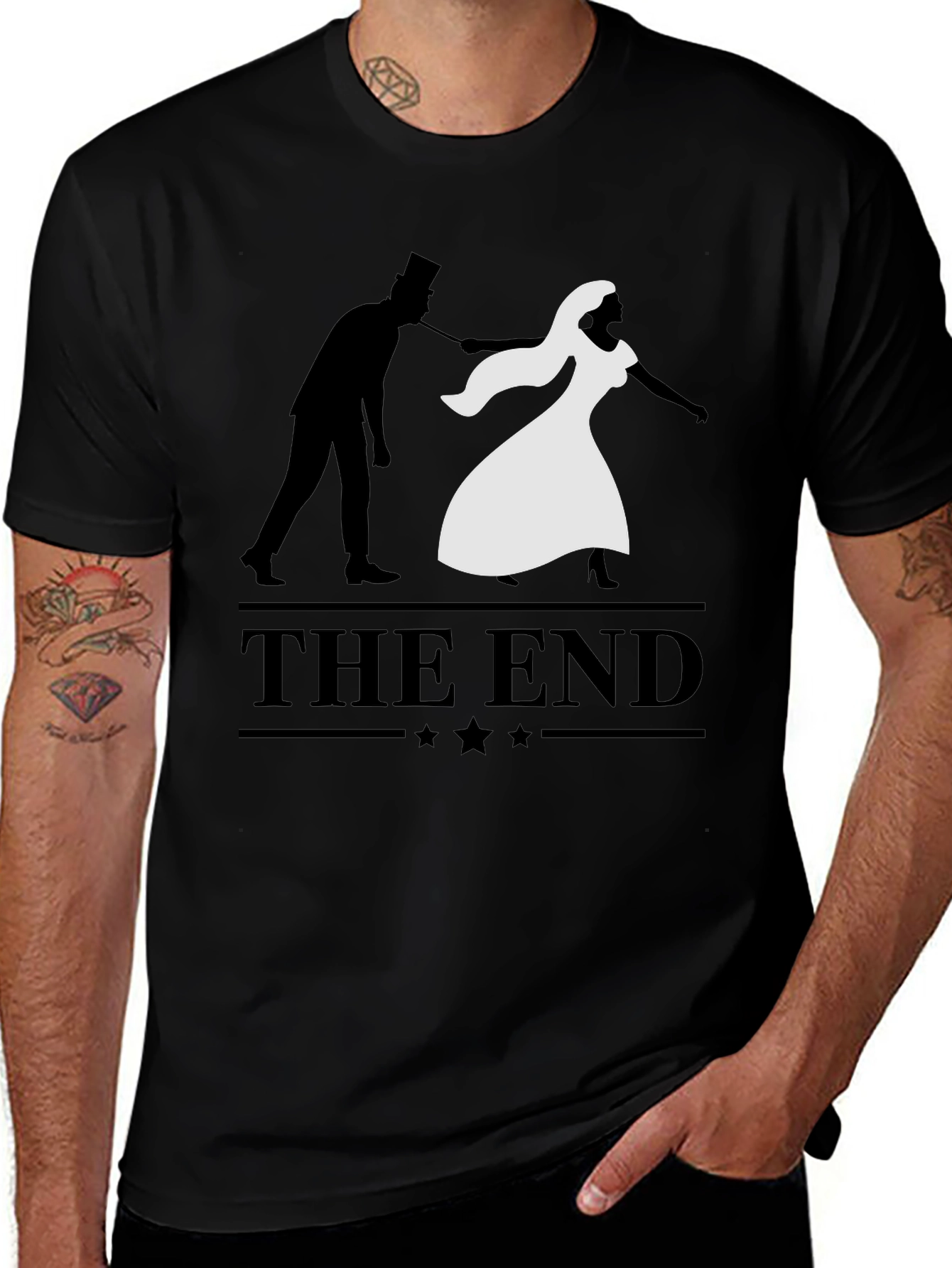 Variant 12 of The End Wedding T-Shirt