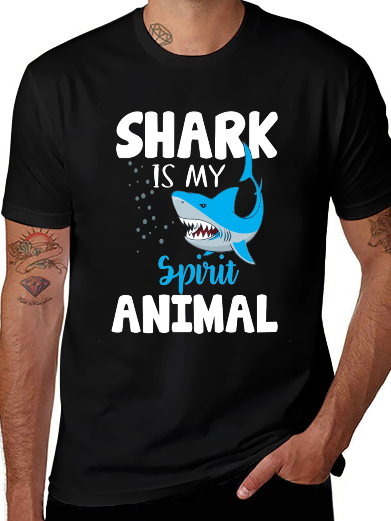 Variant 8 of Shark Is My Spirit Animal Graphic T-Shirt