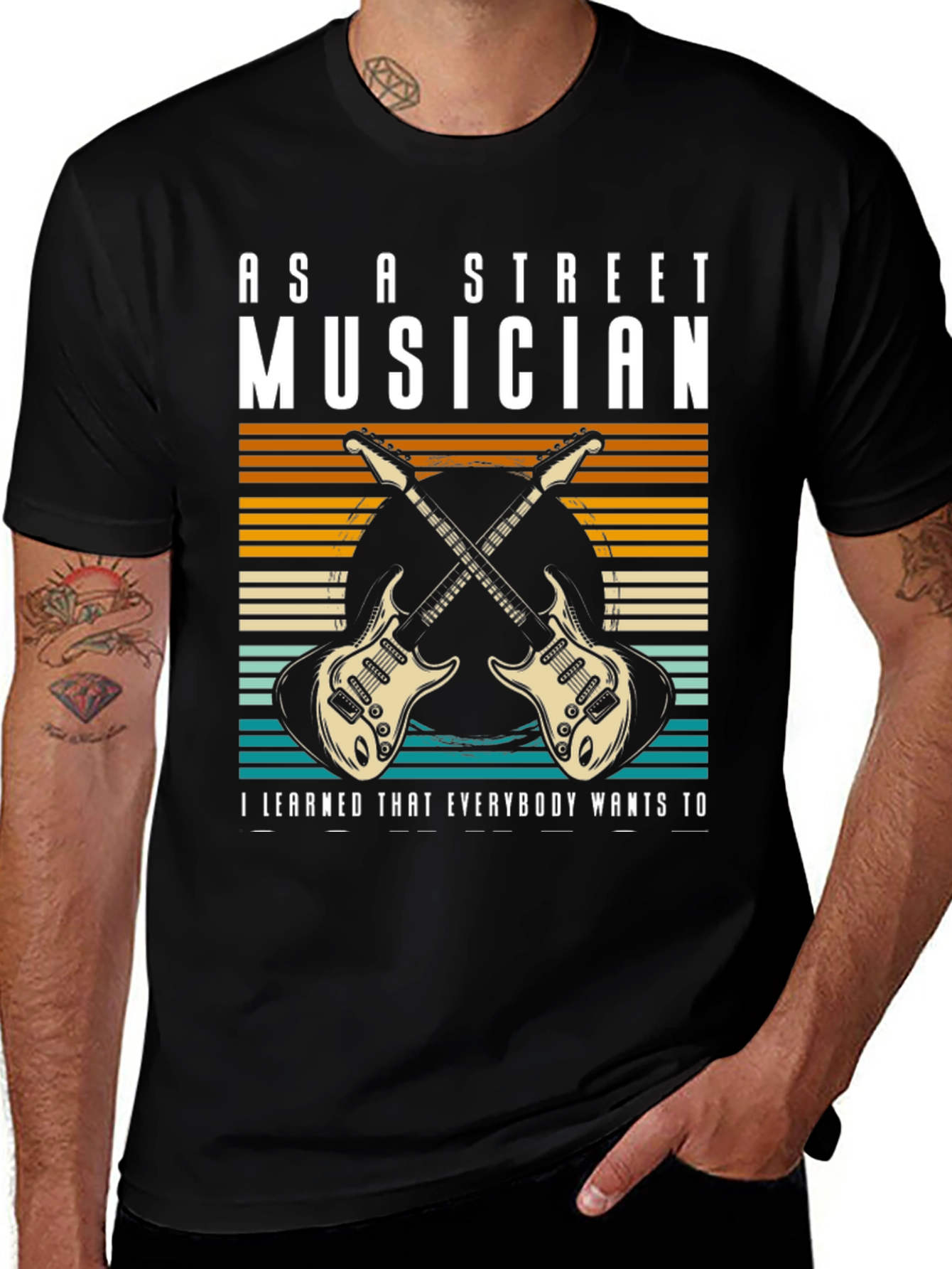 Variant 12 of Street Musician Graphic Tee