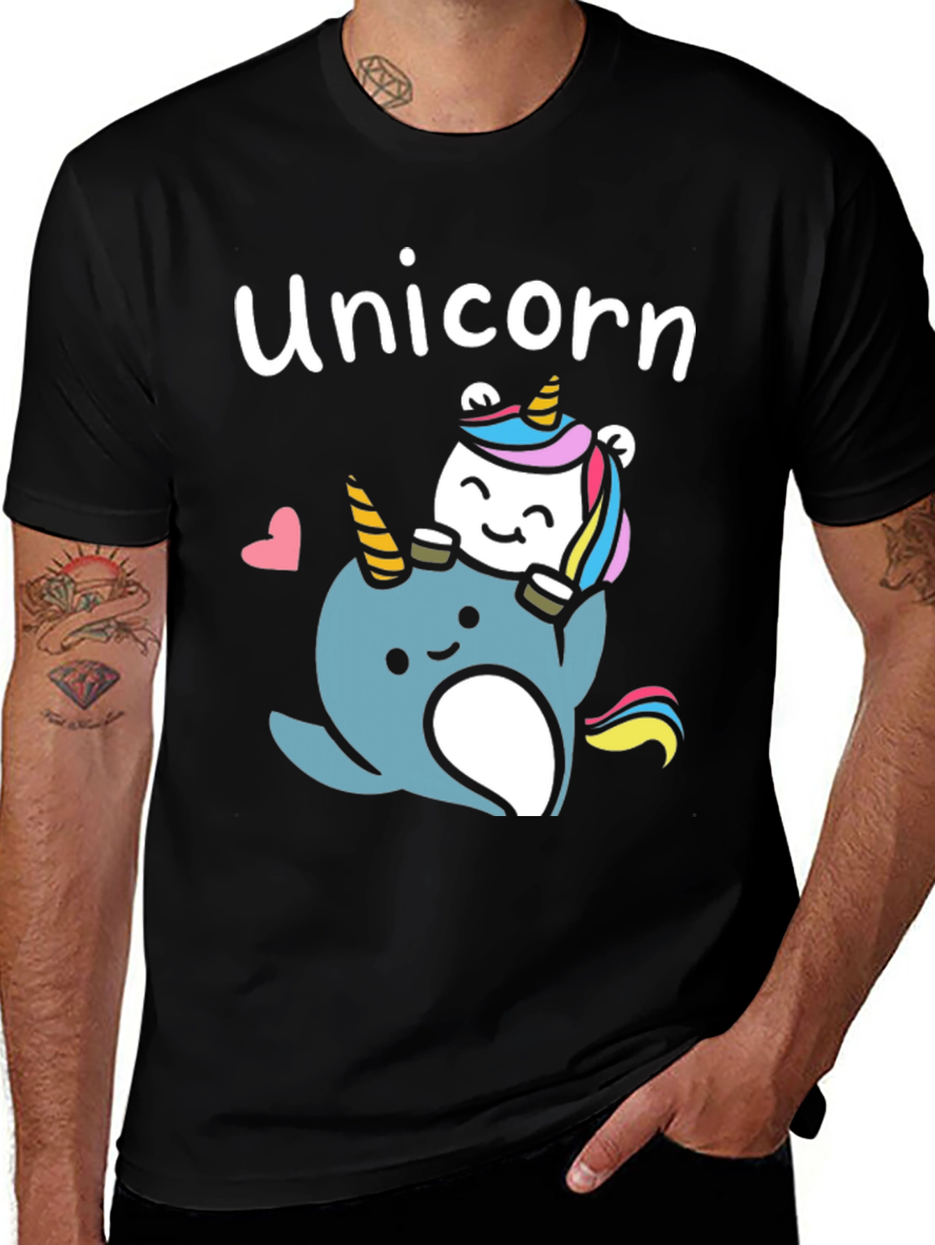 Variant 14 of Unicorn Narwhal T-Shirt - Cute Graphic Tee