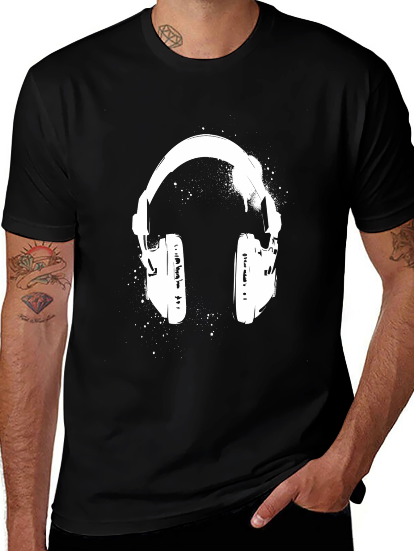 Headphone Graphic T-Shirt
