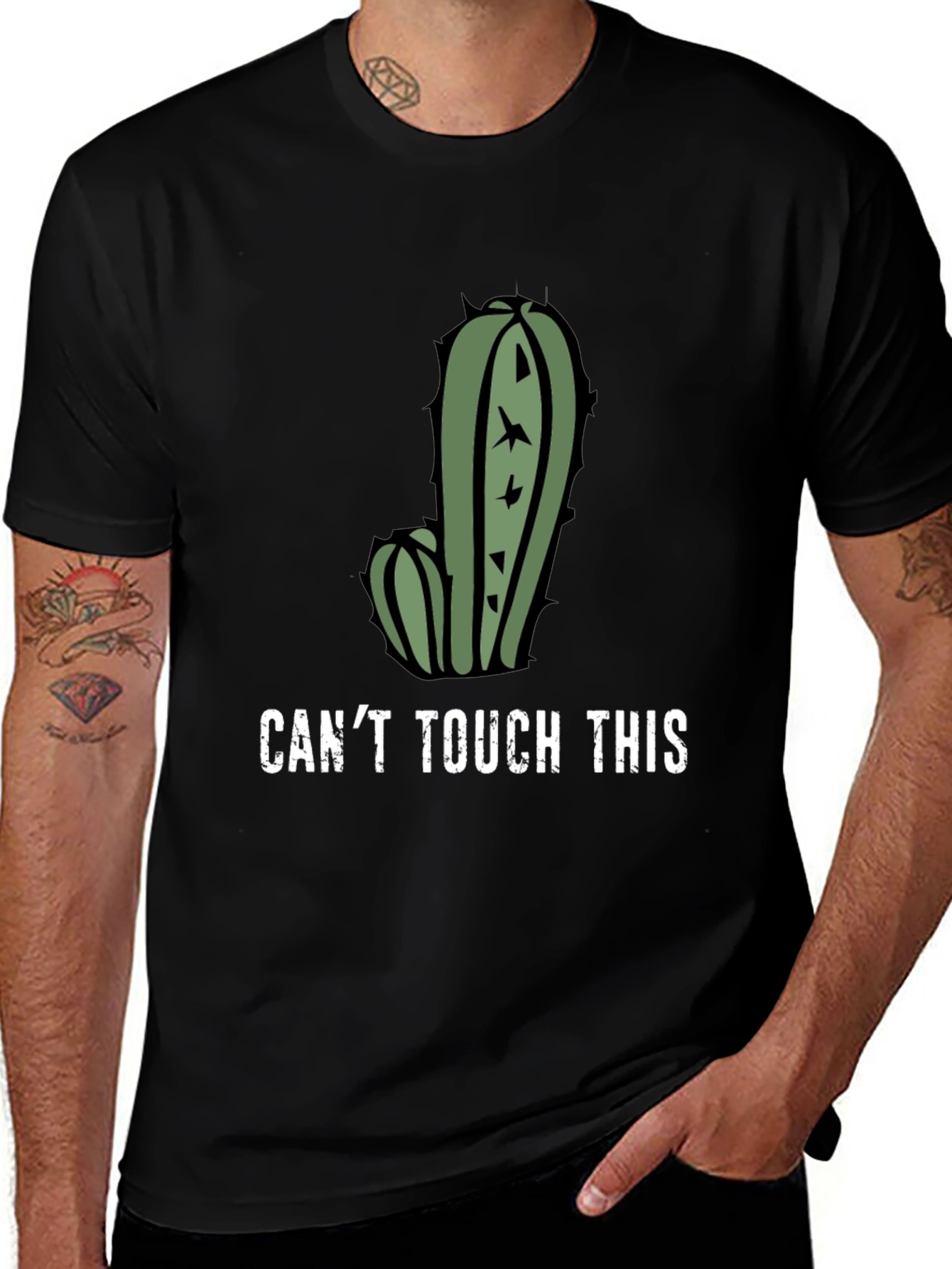 Variant 3 of Can't Touch This Cactus Graphic T-Shirt