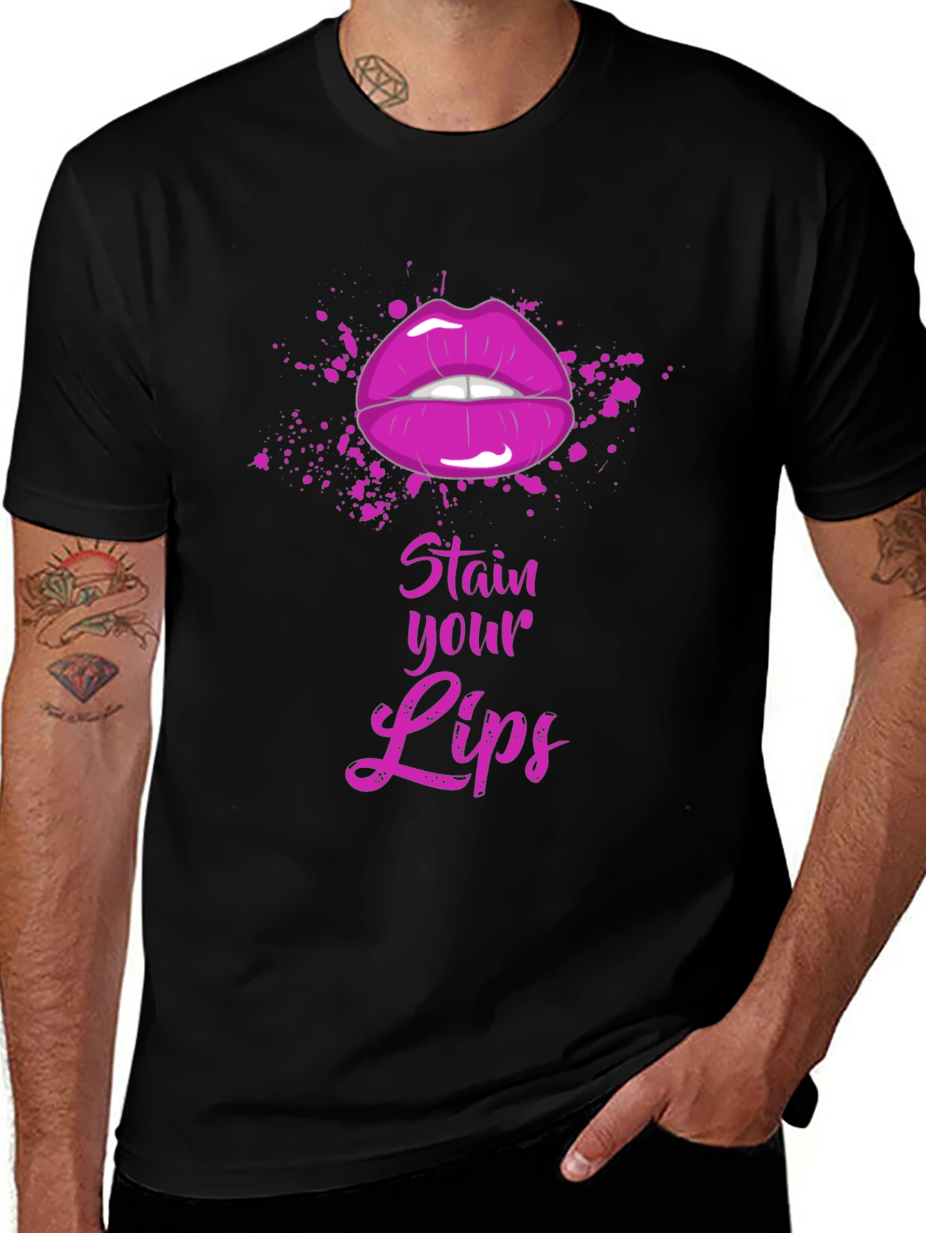 Variant 11 of Stain Your Lips Graphic Tee
