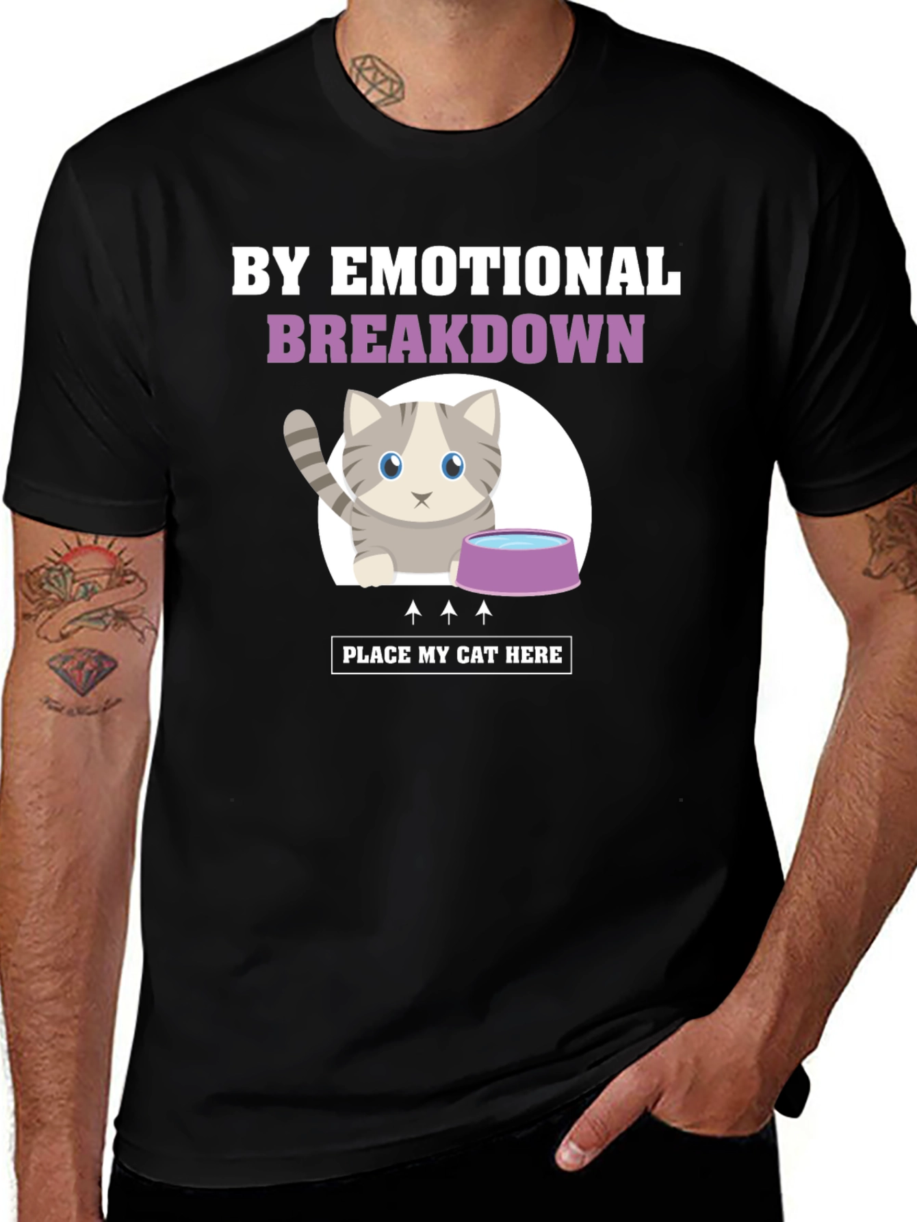 Emotional Breakdown Cat T-Shirt