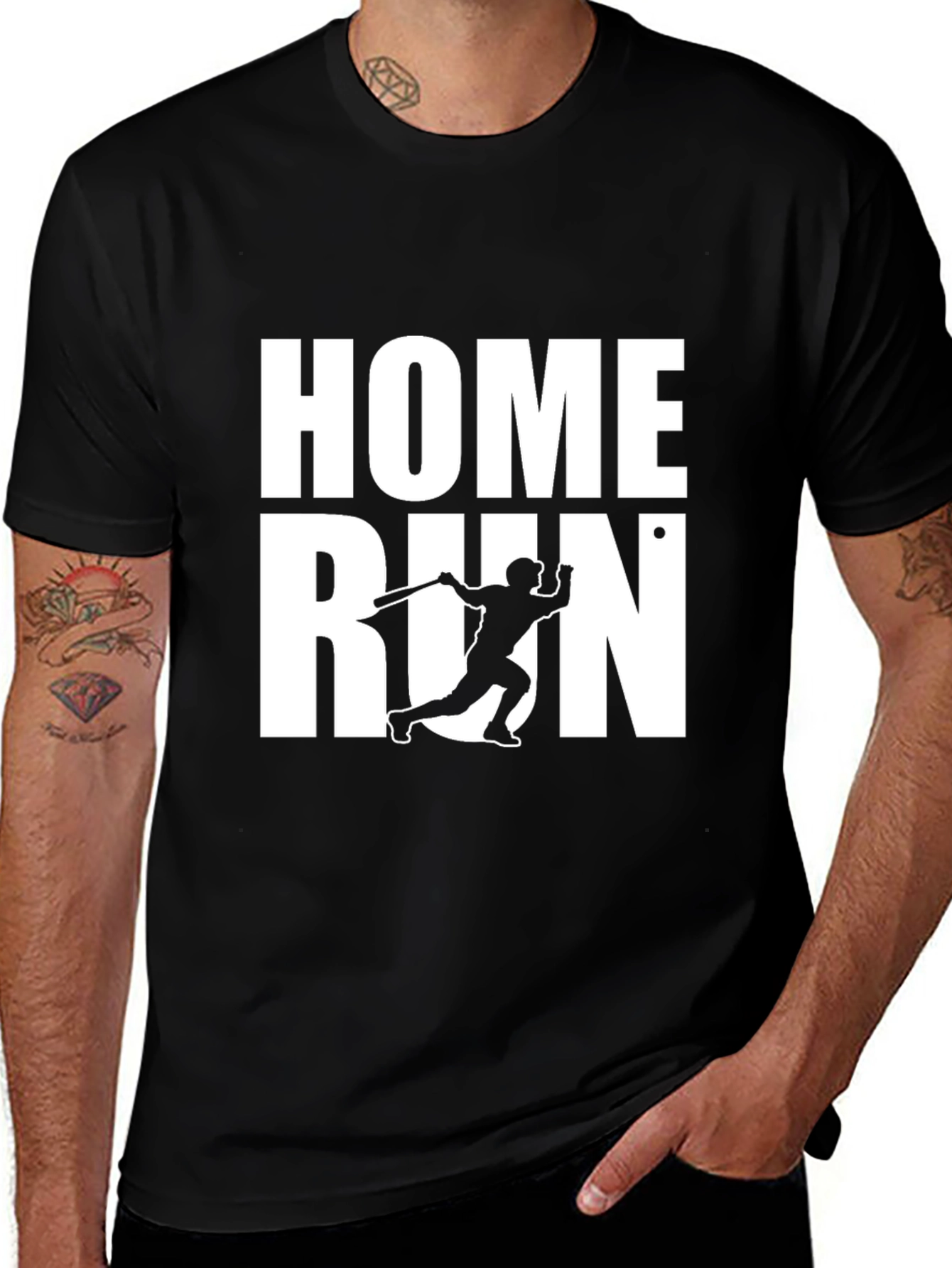 Variant 28 of Home Run Baseball Graphic T-Shirt