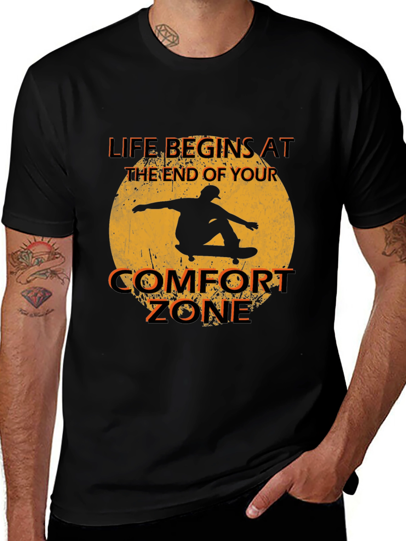 Variant 29 of Life Begins at the End of Your Comfort Zone T-Shirt