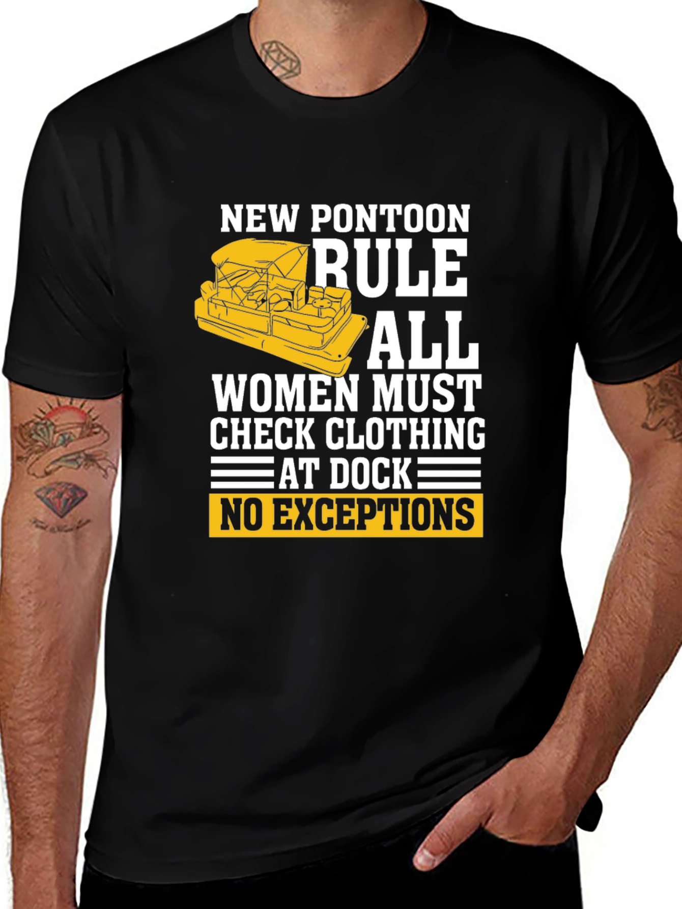 Variant 3 of New Pontoon Rule T-Shirt - Women's Clothing Check!