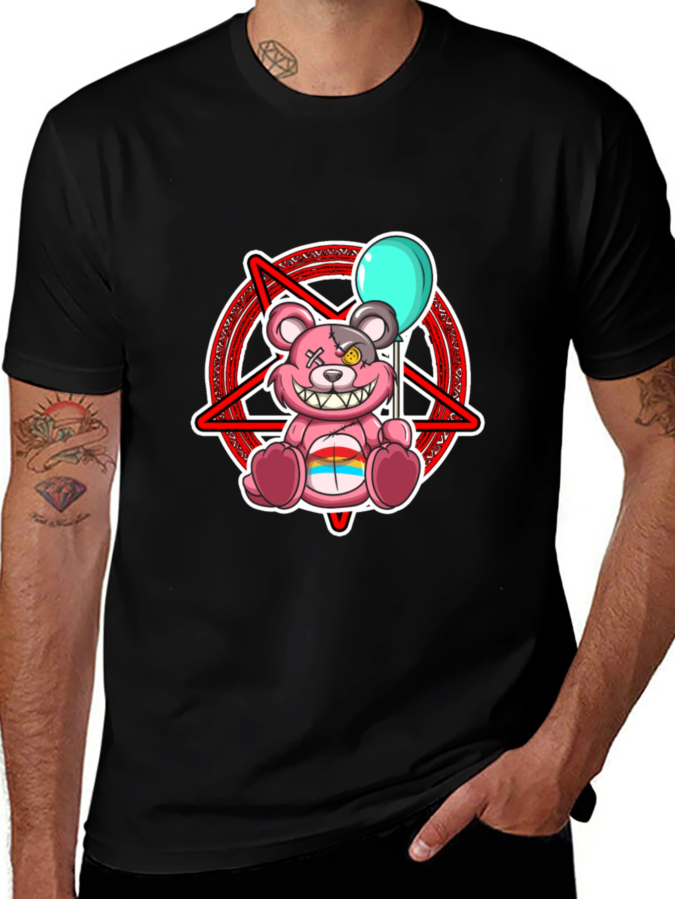 Variant 24 of Creepy Cute Bear T-Shirt